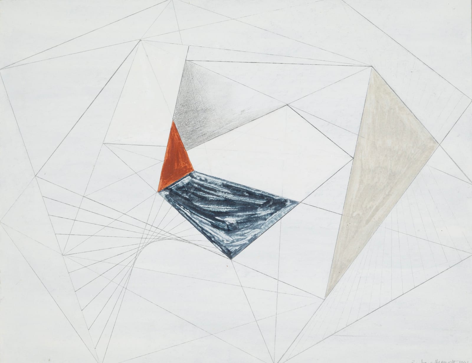 Barbara Hepworth, Drawing for Sculpture with Colour, 1941