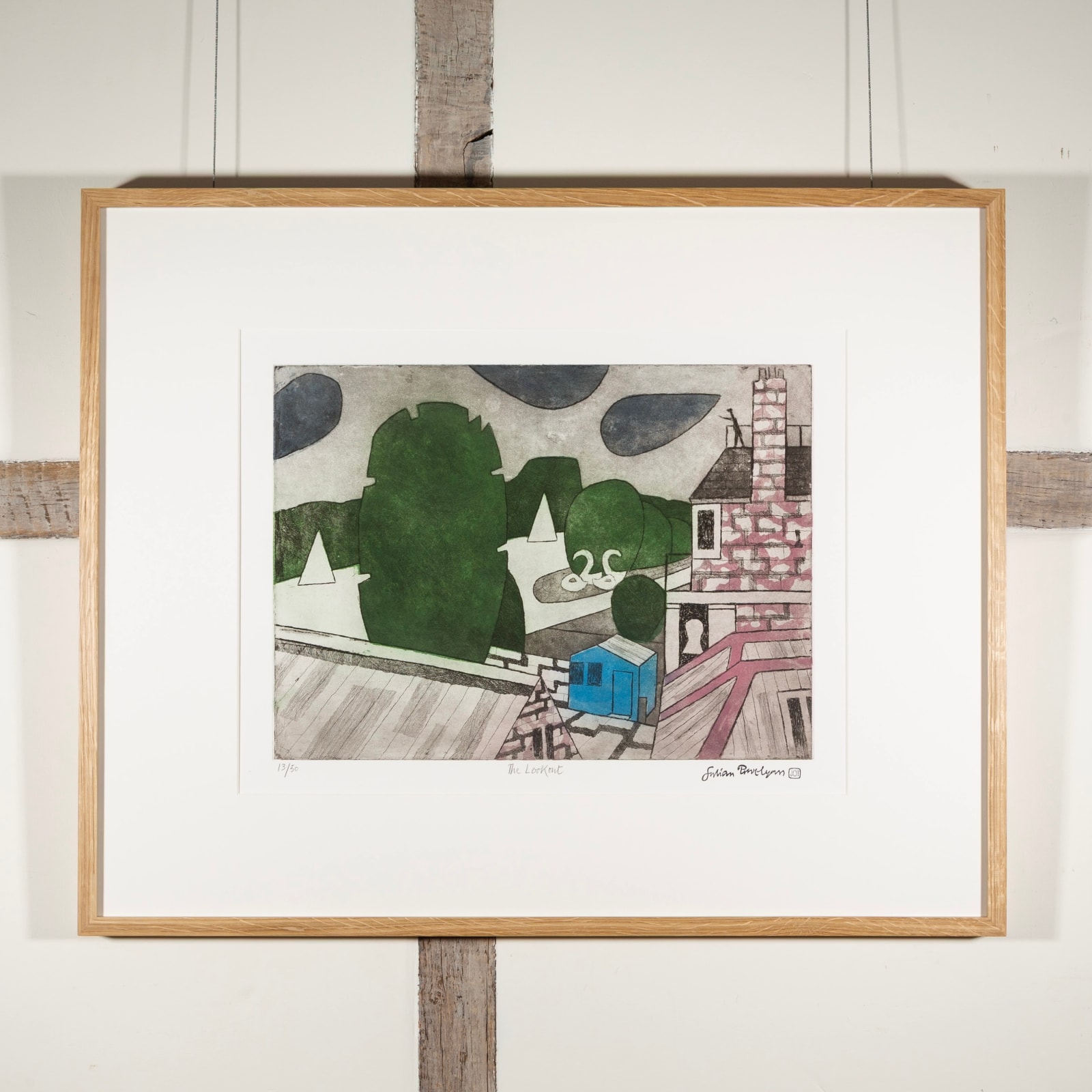 Julian Trevelyan, The Lookout, 1984