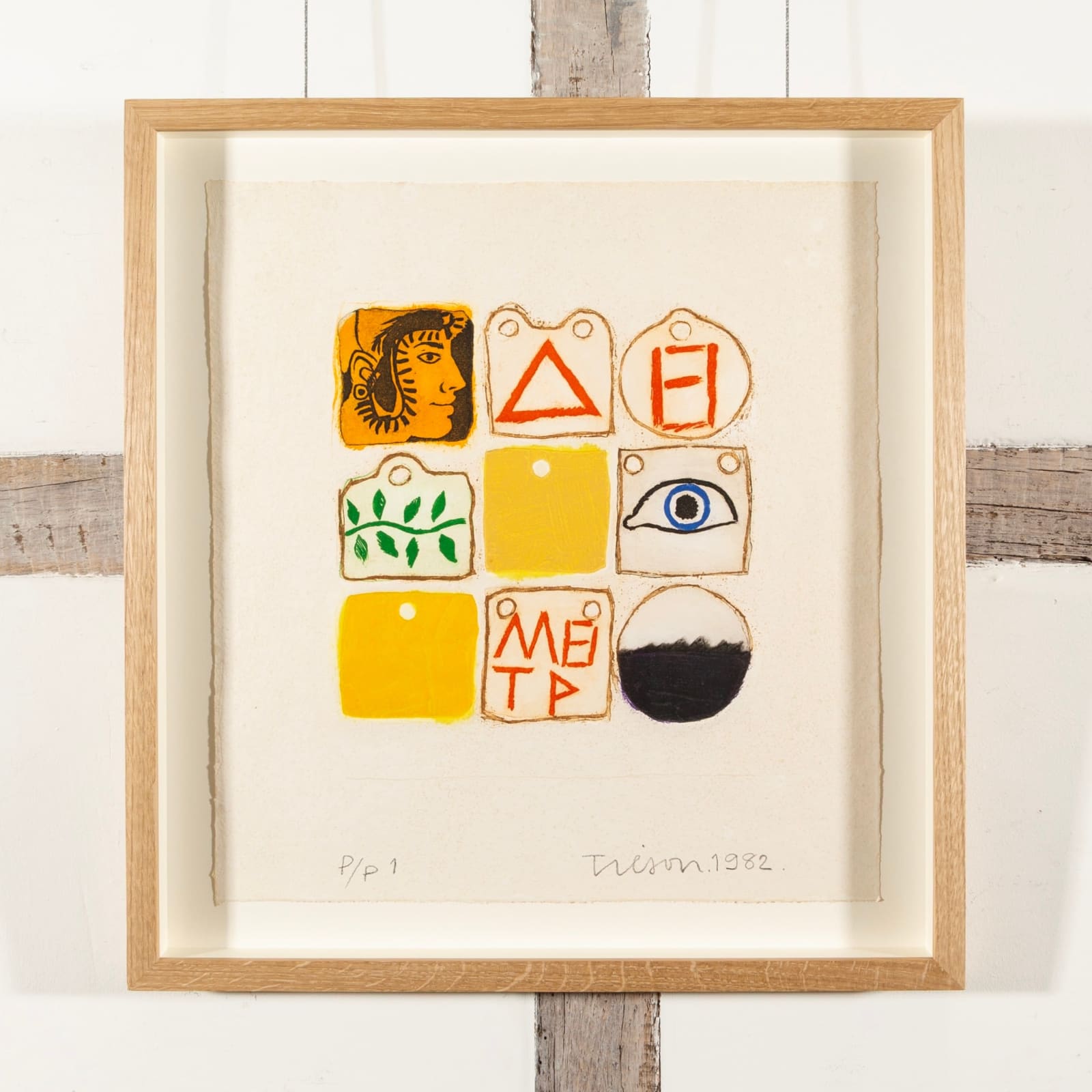 Joe Tilson, The Arrival of Dionysos, 1982