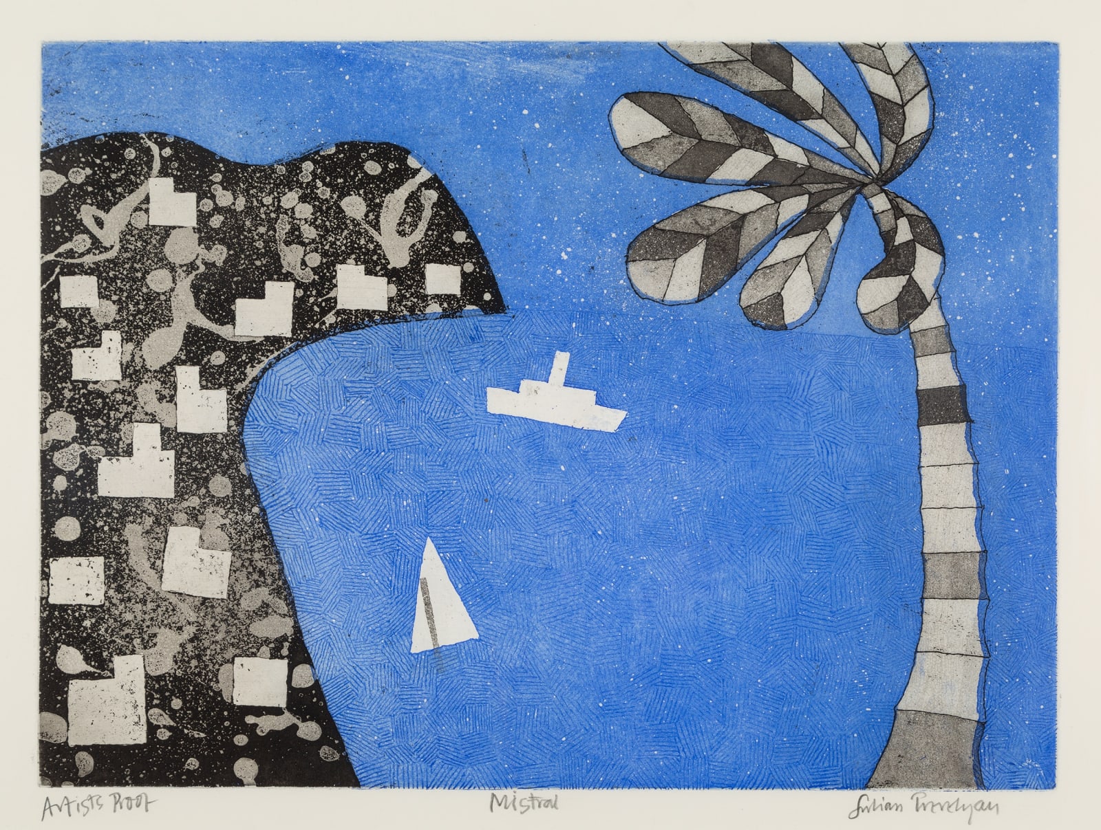 Julian Trevelyan, Mistral, 1974