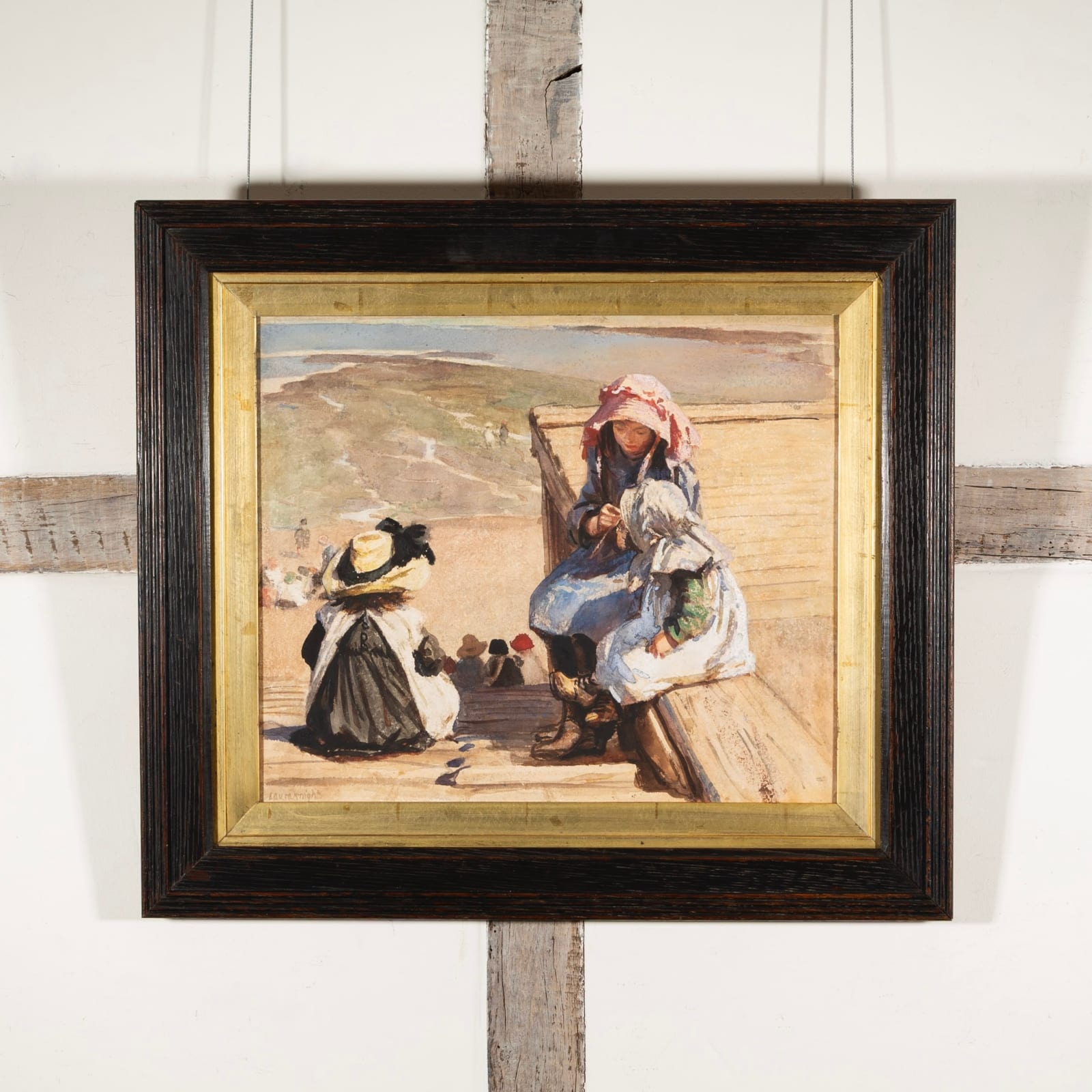 Laura Knight, Low Tide, Cornwall, 1910, circa