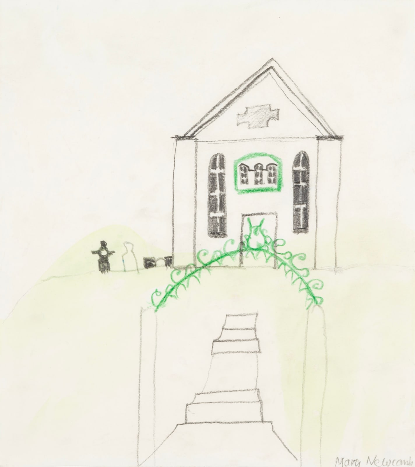 Mary Newcomb, Study of a Church