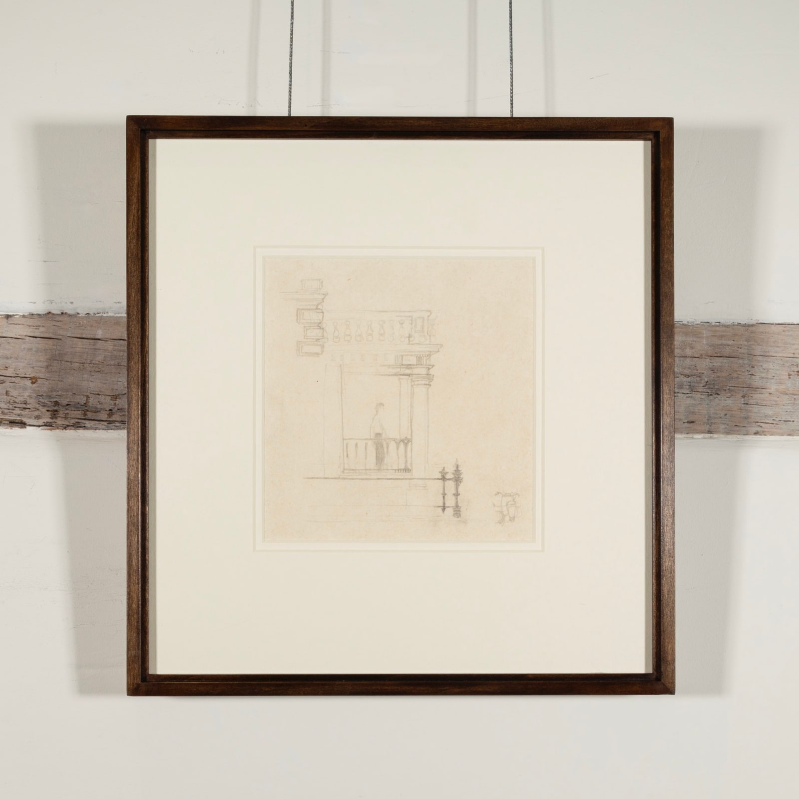 Michael Andrews, Portico with Figure and Scooter