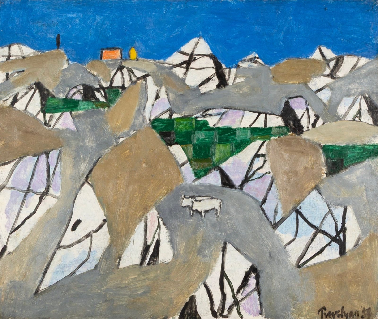 Julian Trevelyan, Soil Erosion, Tuscany, 1959