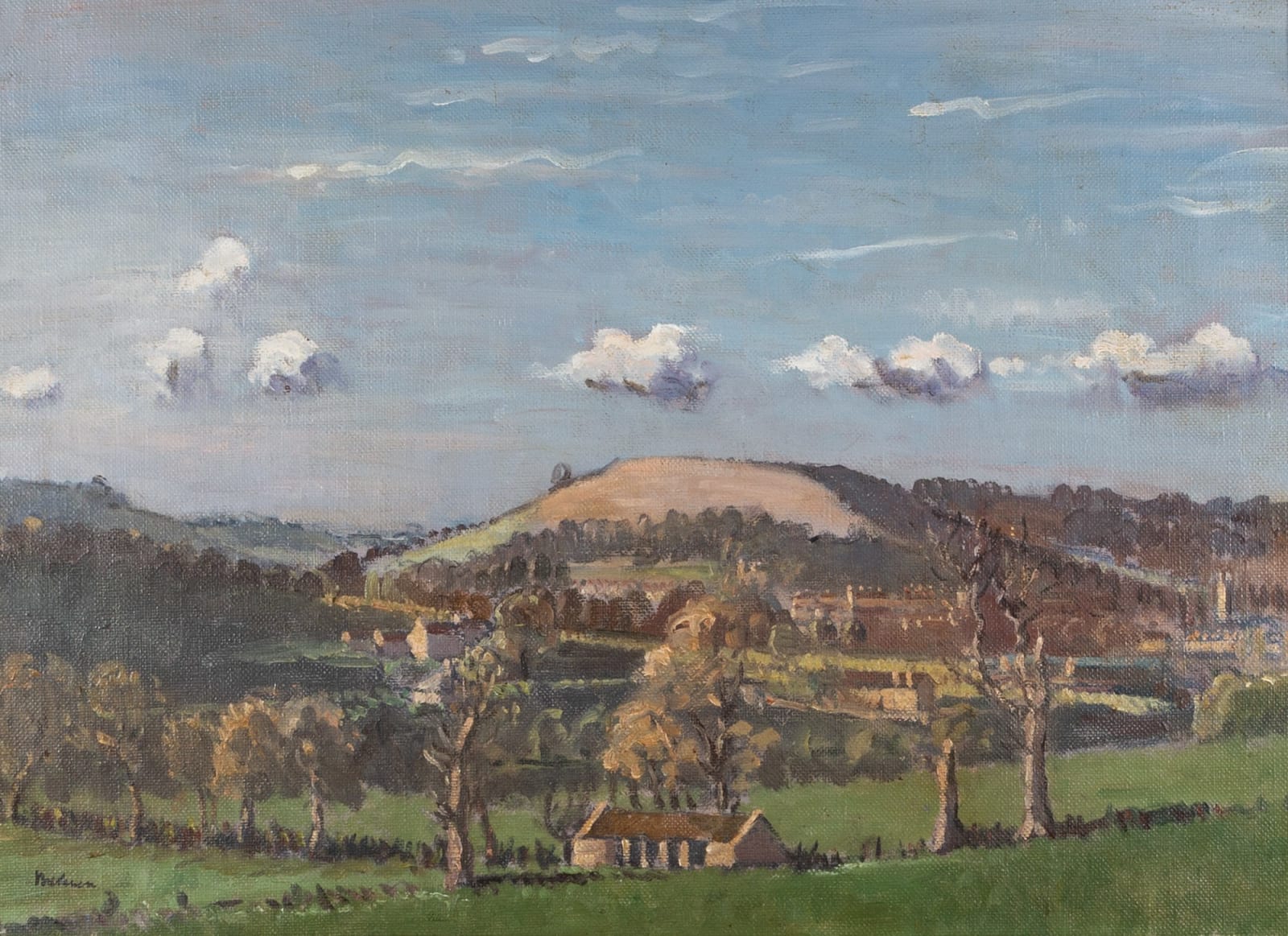 Paul Ayshford Methuen, Solsbury Hill, Bath, 1948