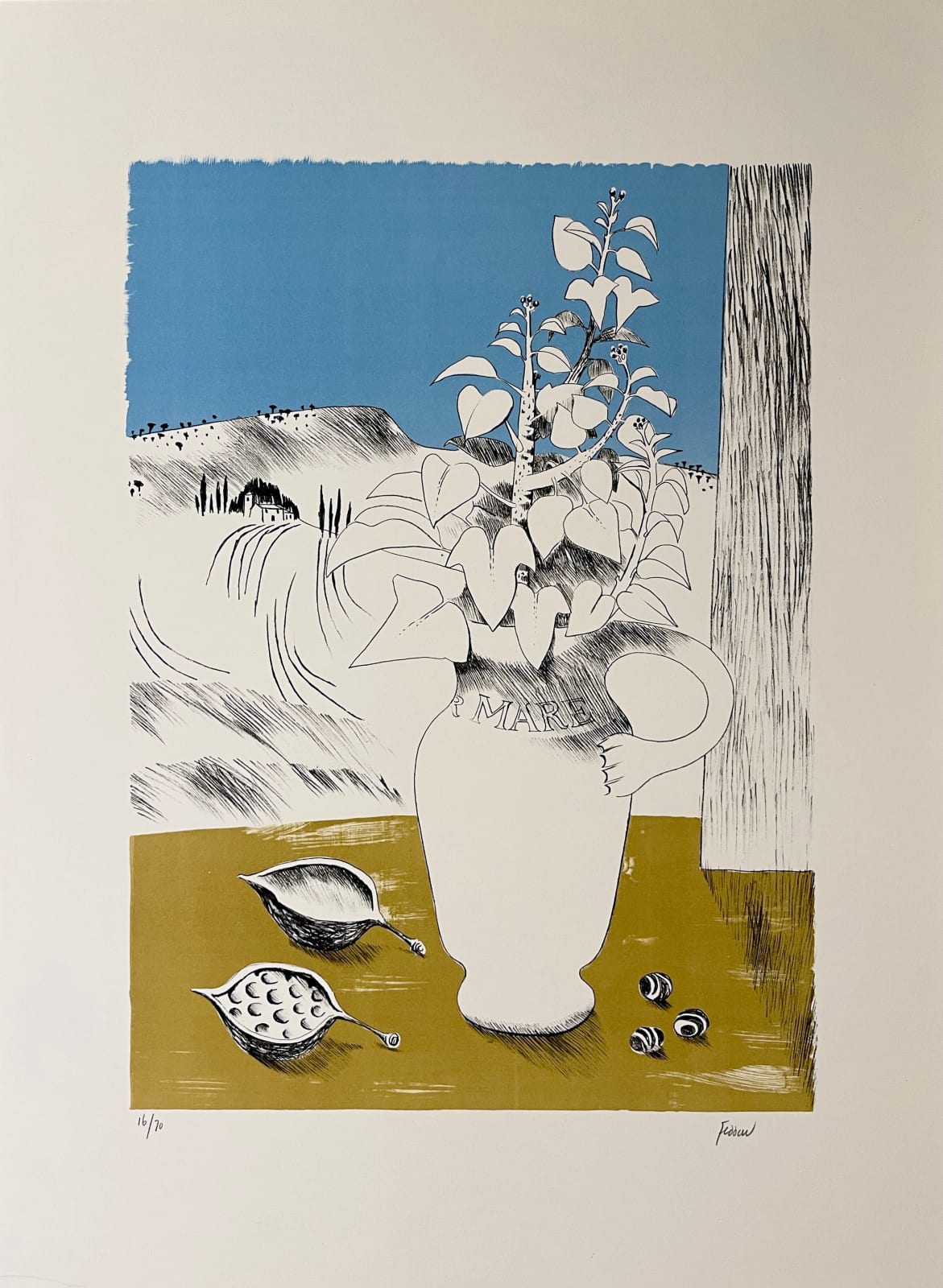 Mary Fedden, Ivy, 1972