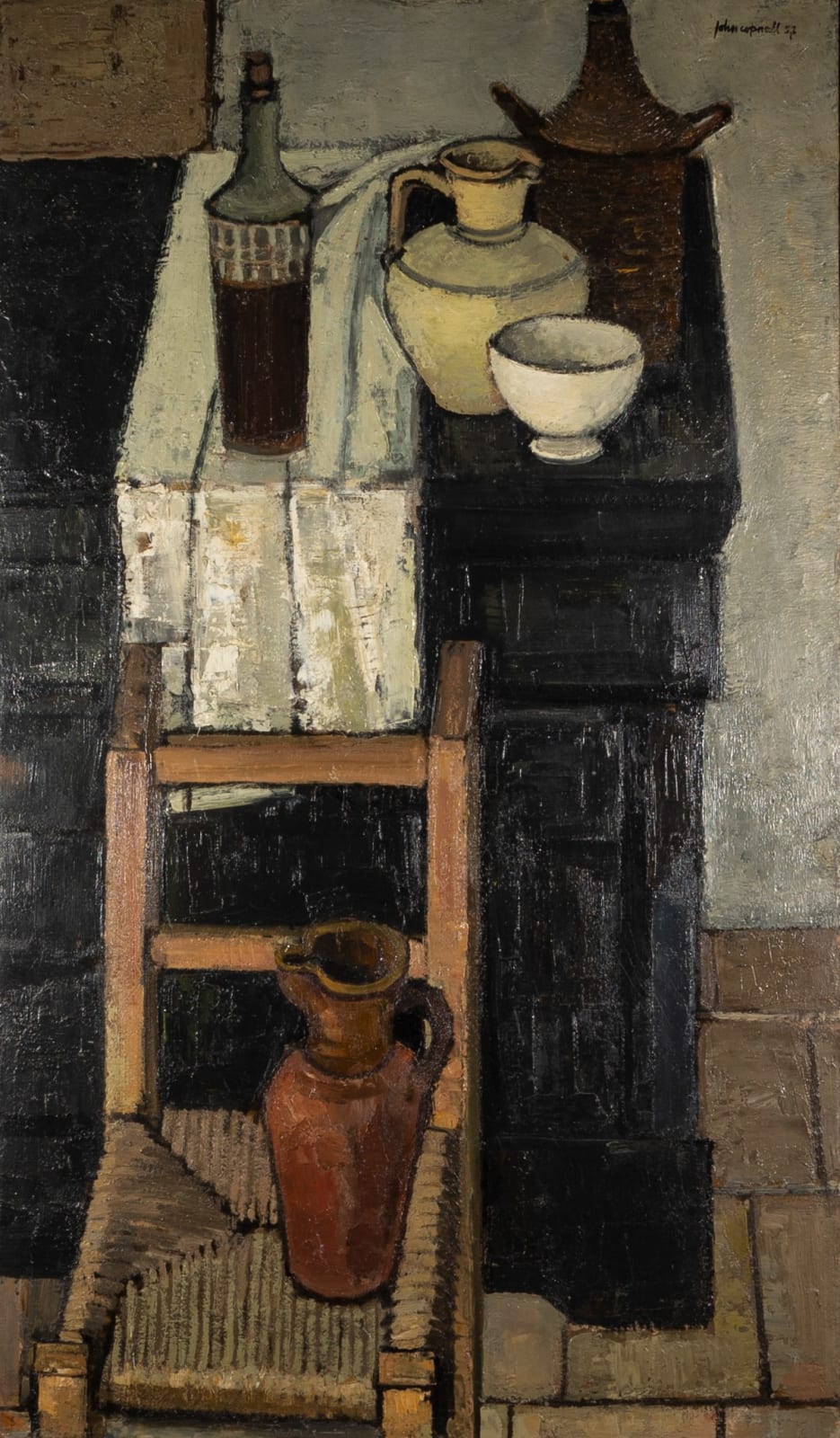 John Copnall, Kitchen, Still Life, 1957