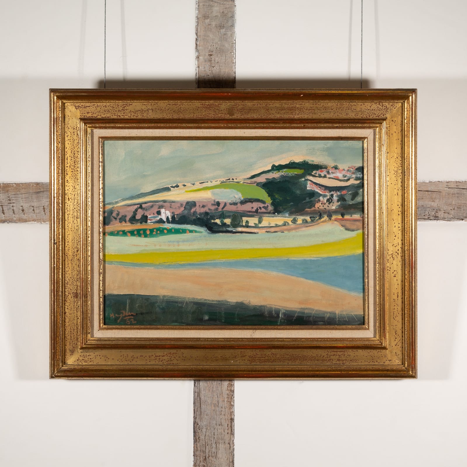 Henri Hayden, Paysage Vert, 1962