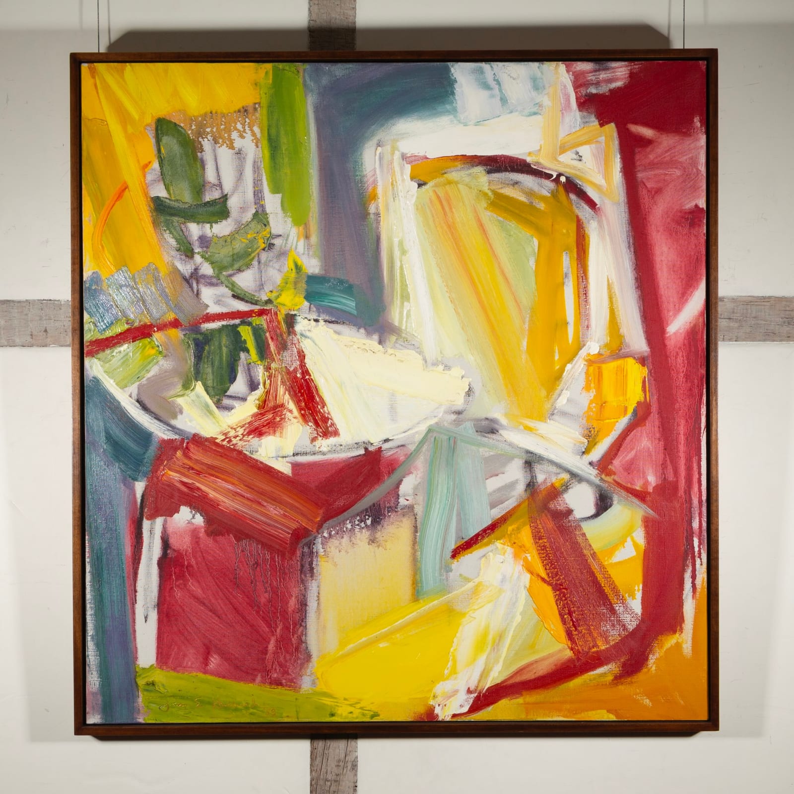 John Hubbard, Still life with Chair, 1958