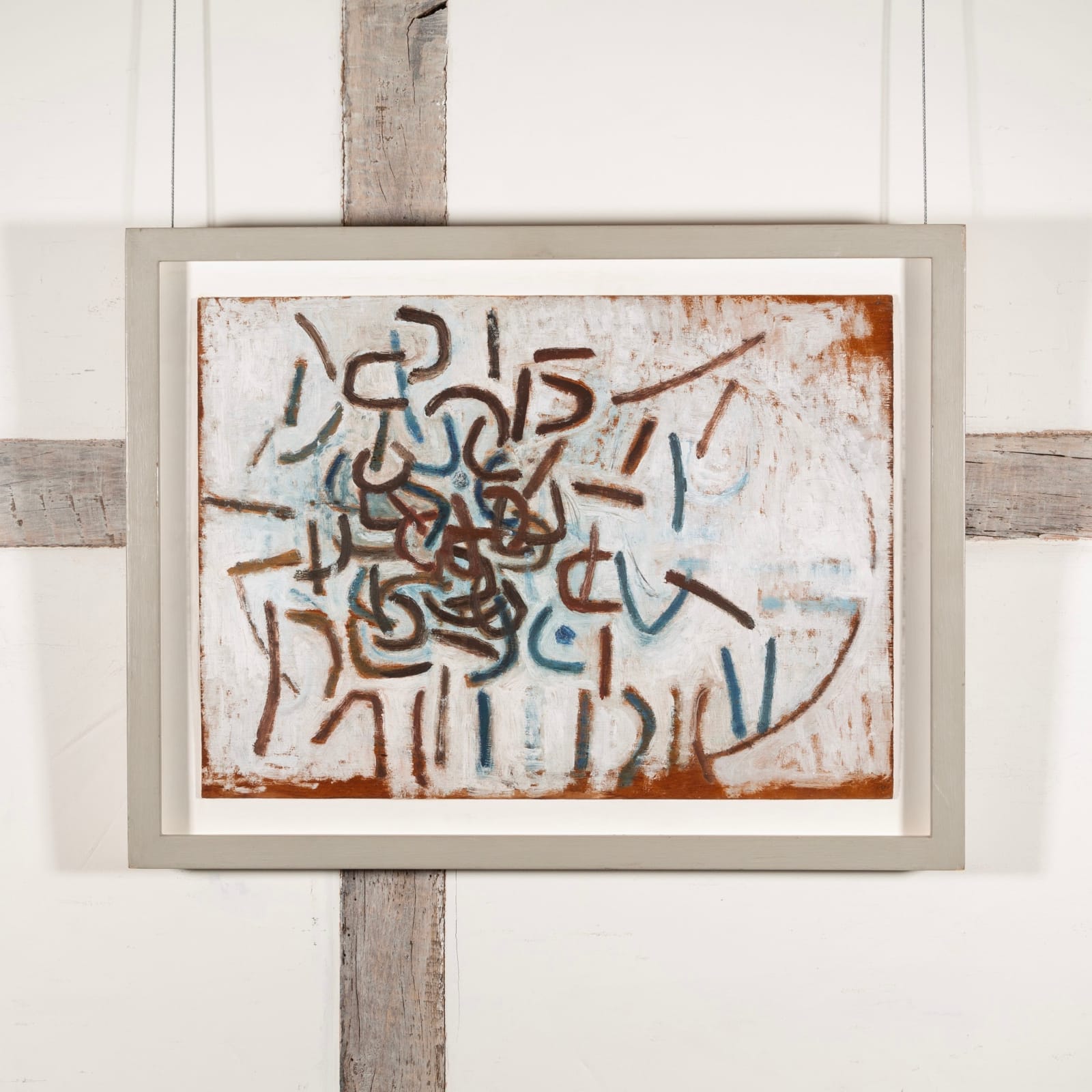 Wendy Pasmore, Untitled (Blues and Browns), 1961