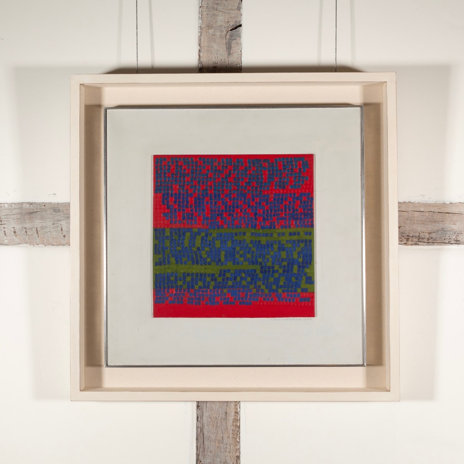 Wilhelmina Barns-Graham, L.P. IV (Blue on Red + Green), 1968