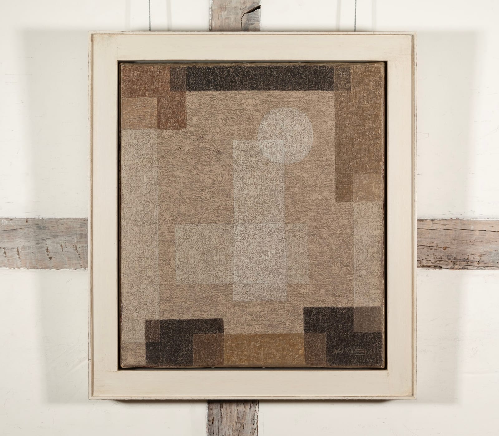 John Armstrong, Brown Abstract (6), 1965