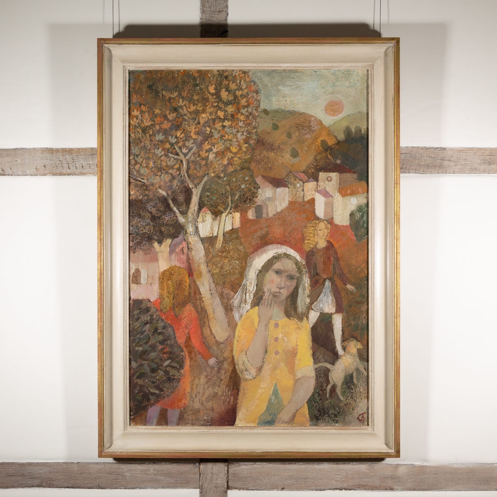 Gwyneth Johnstone, Woman in Yellow, 1970, circa