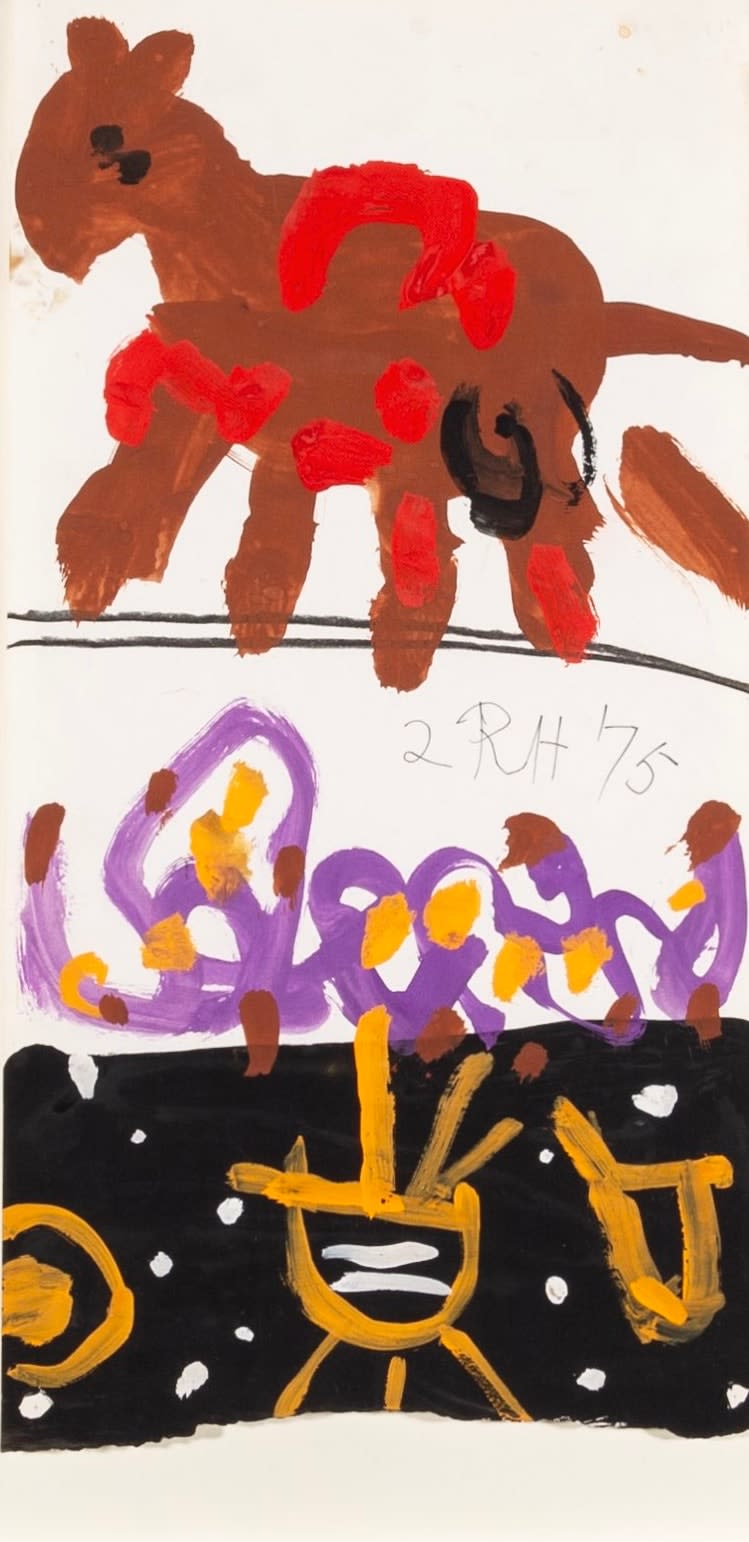 Roger Hilton, Untitled (Circus Horse), 1975