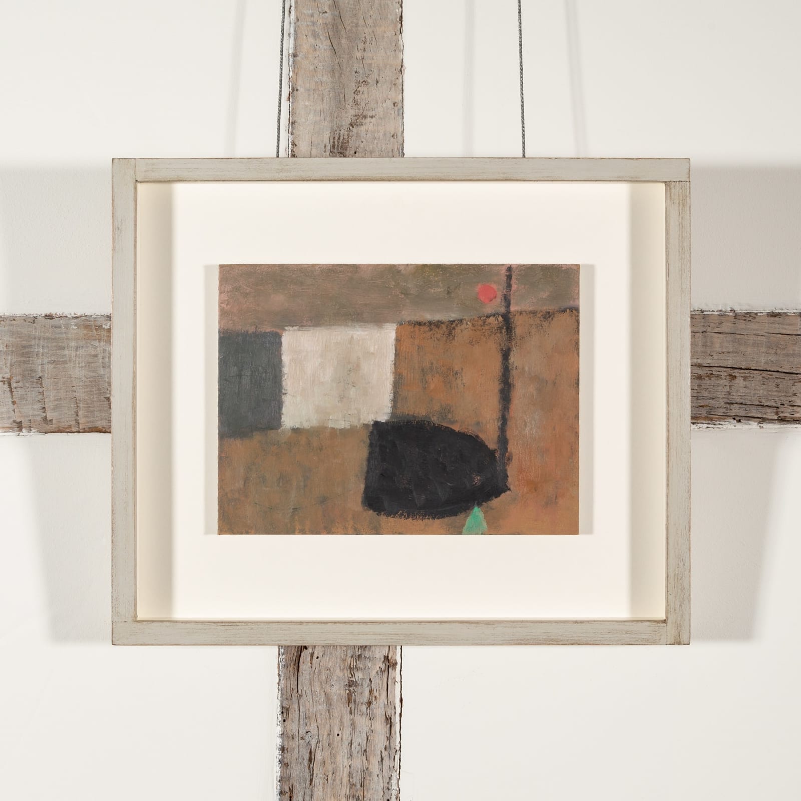 Nicholas Turner, Black Boat and Sun, 2023