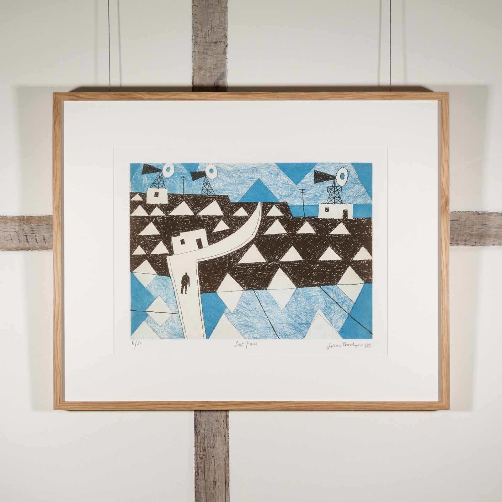 Julian Trevelyan, Salt Pans, 1977