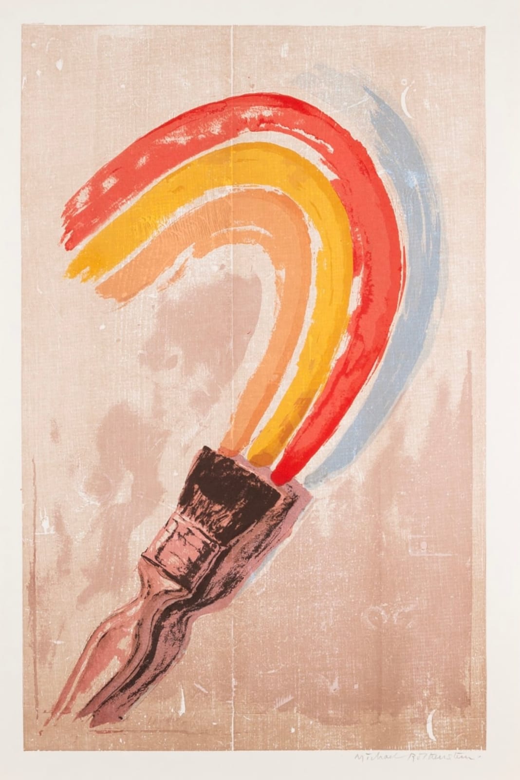 Michael Rothenstein, Untitled (Paintbrush), 1974 circa
