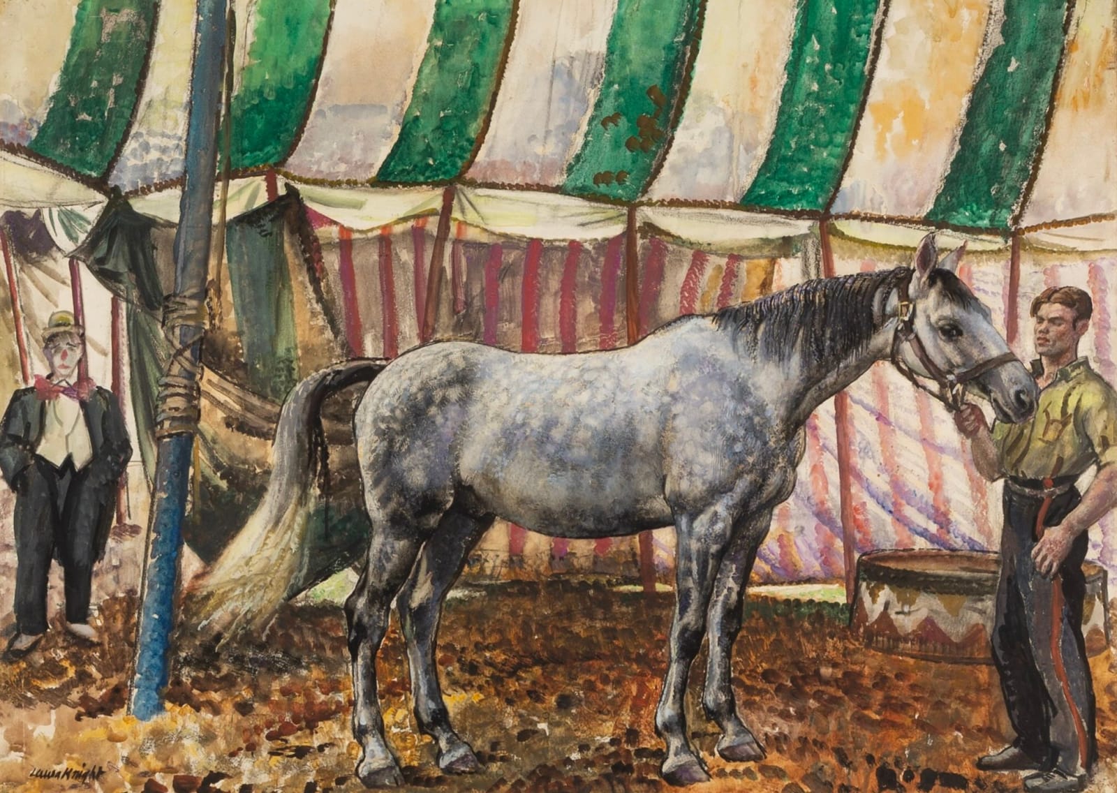 Laura Knight, Hassan and his Groom, 1928