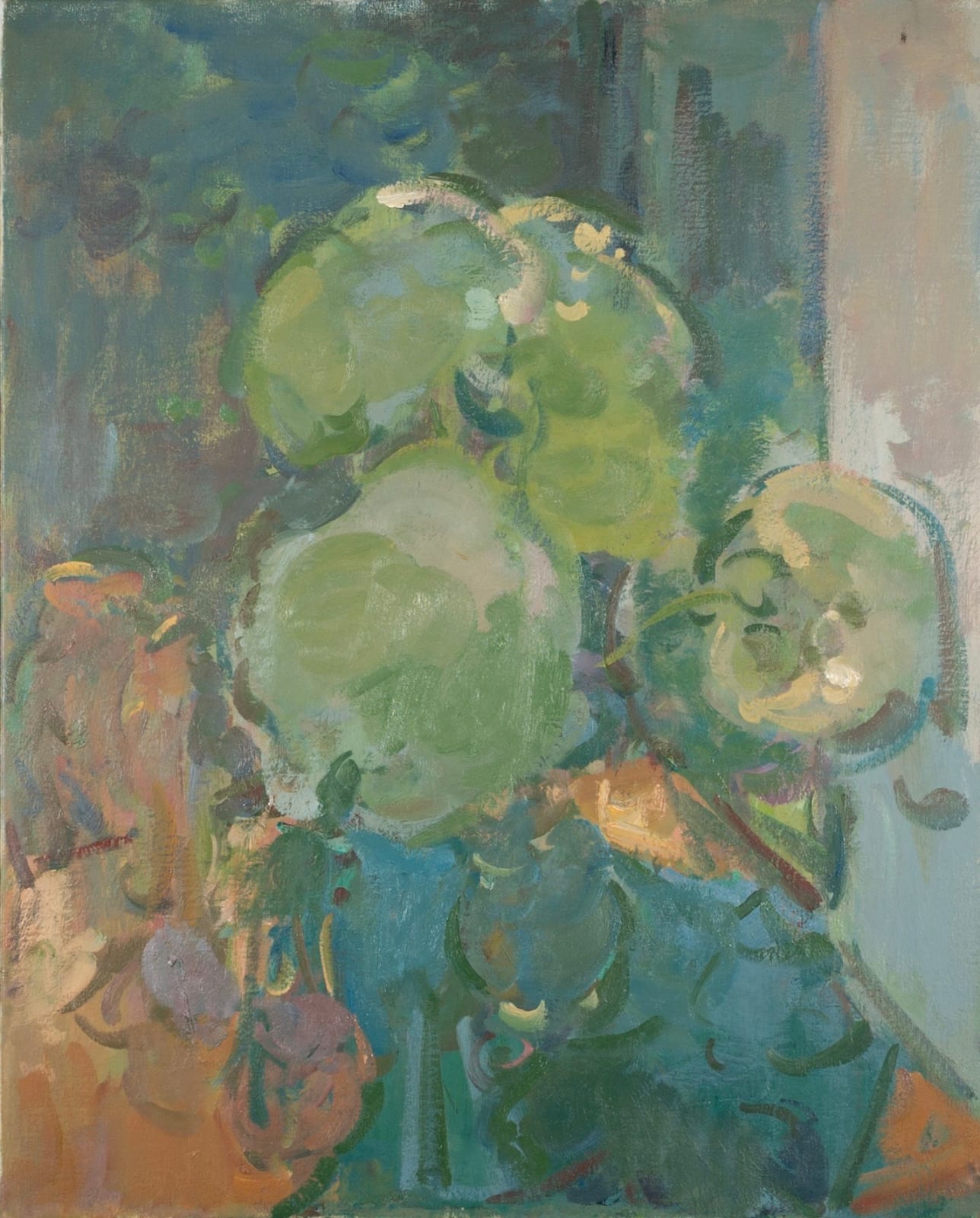 Martin Yeoman, Still Life on a Window Seat, 2024