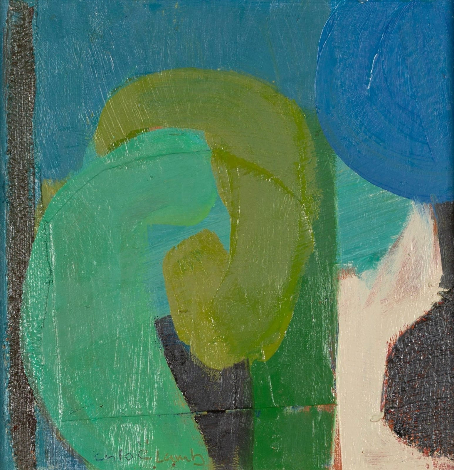 Chloe Lamb, Blues and Greens, 2025