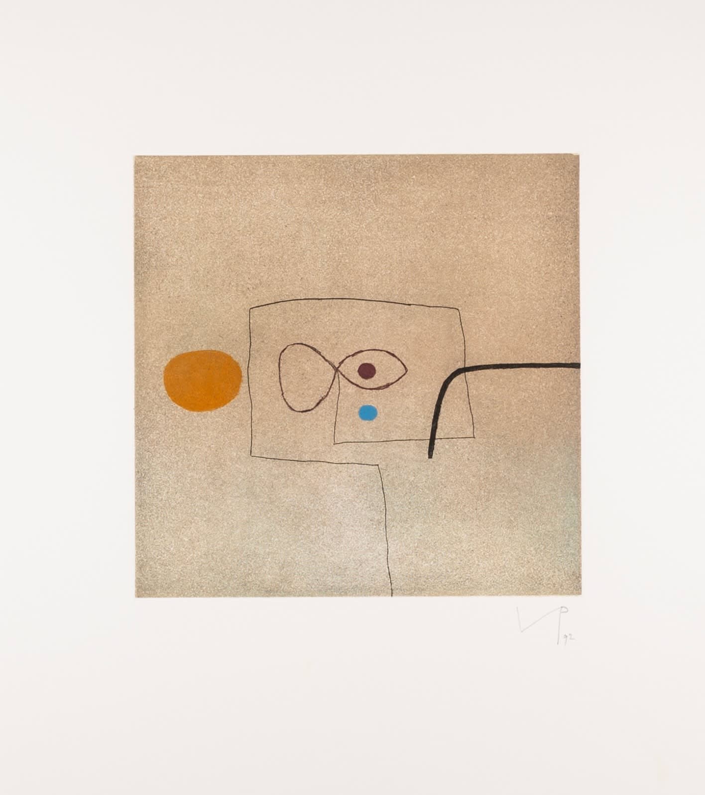 Victor Pasmore, Images on the Wall F, Edition B (Lynton G72f), 1992