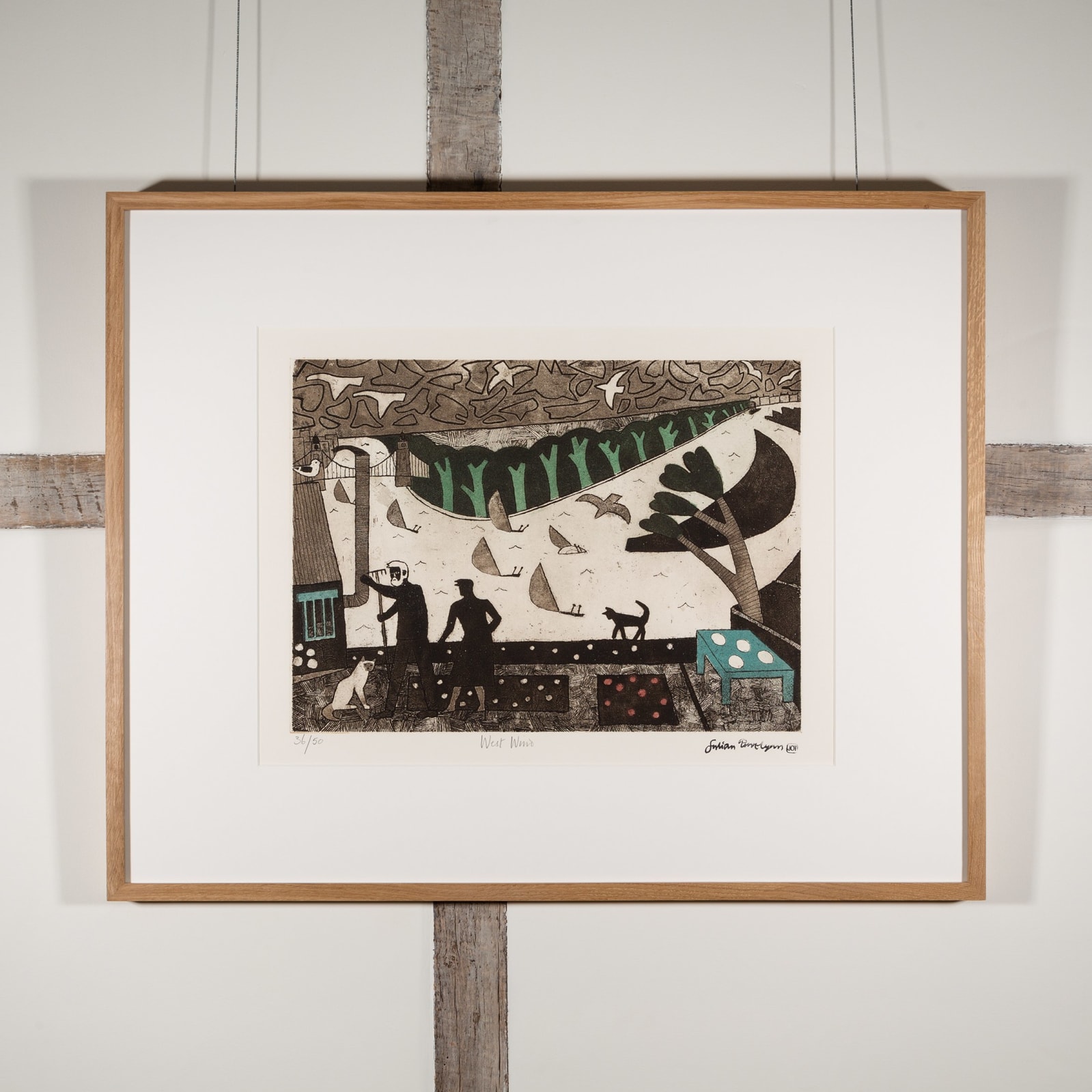 Julian Trevelyan, West Wind, 1983