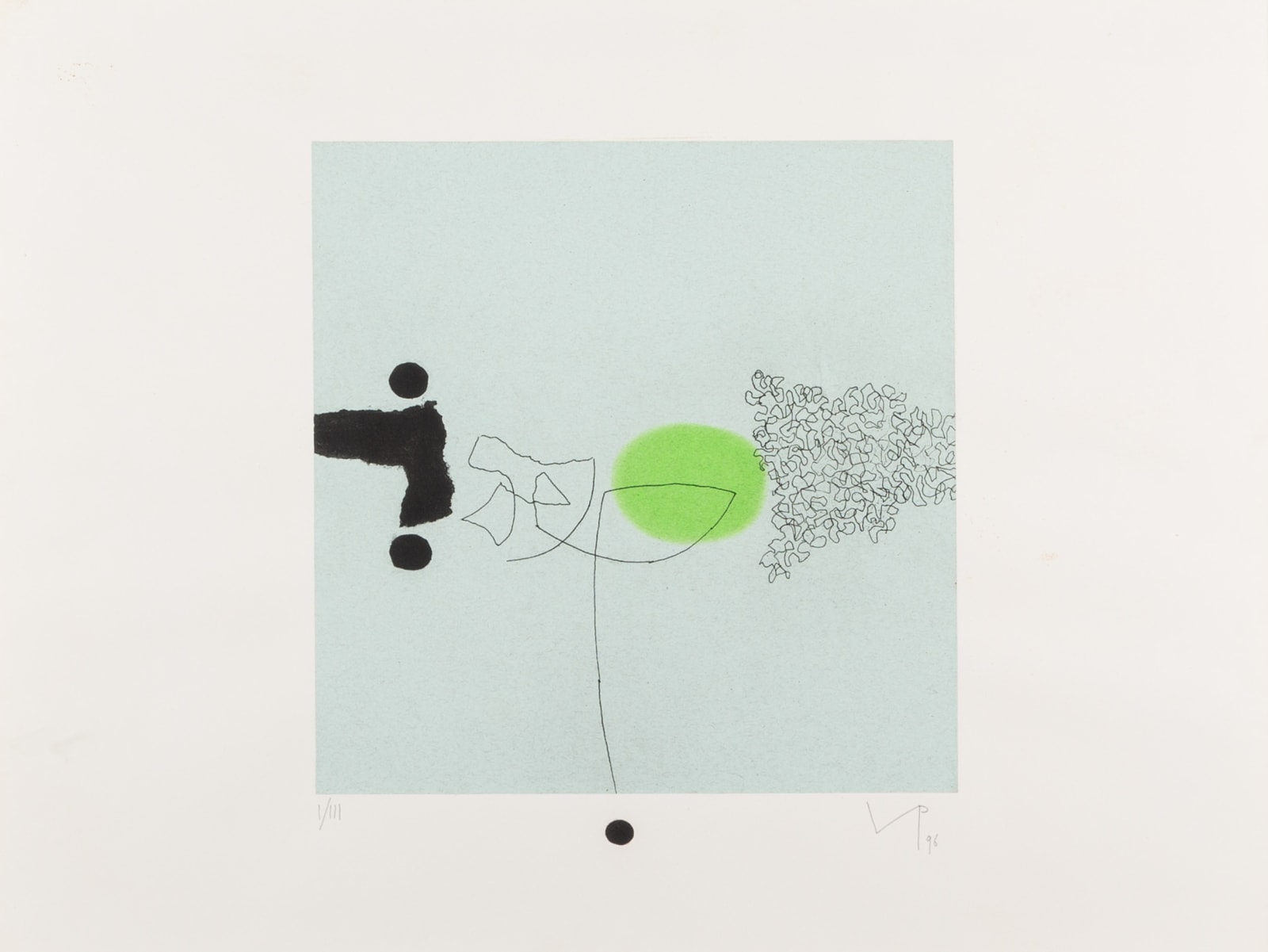 Victor Pasmore, I, from Sensory World, 1996
