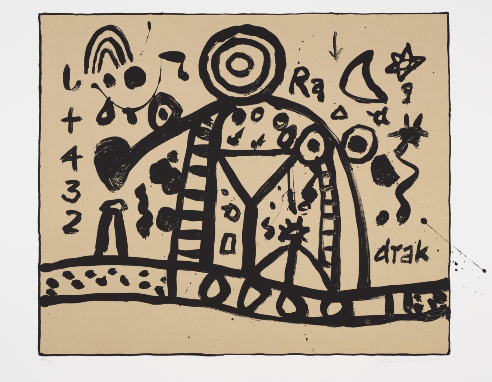 Alan Davie, Ra Drak, 2000