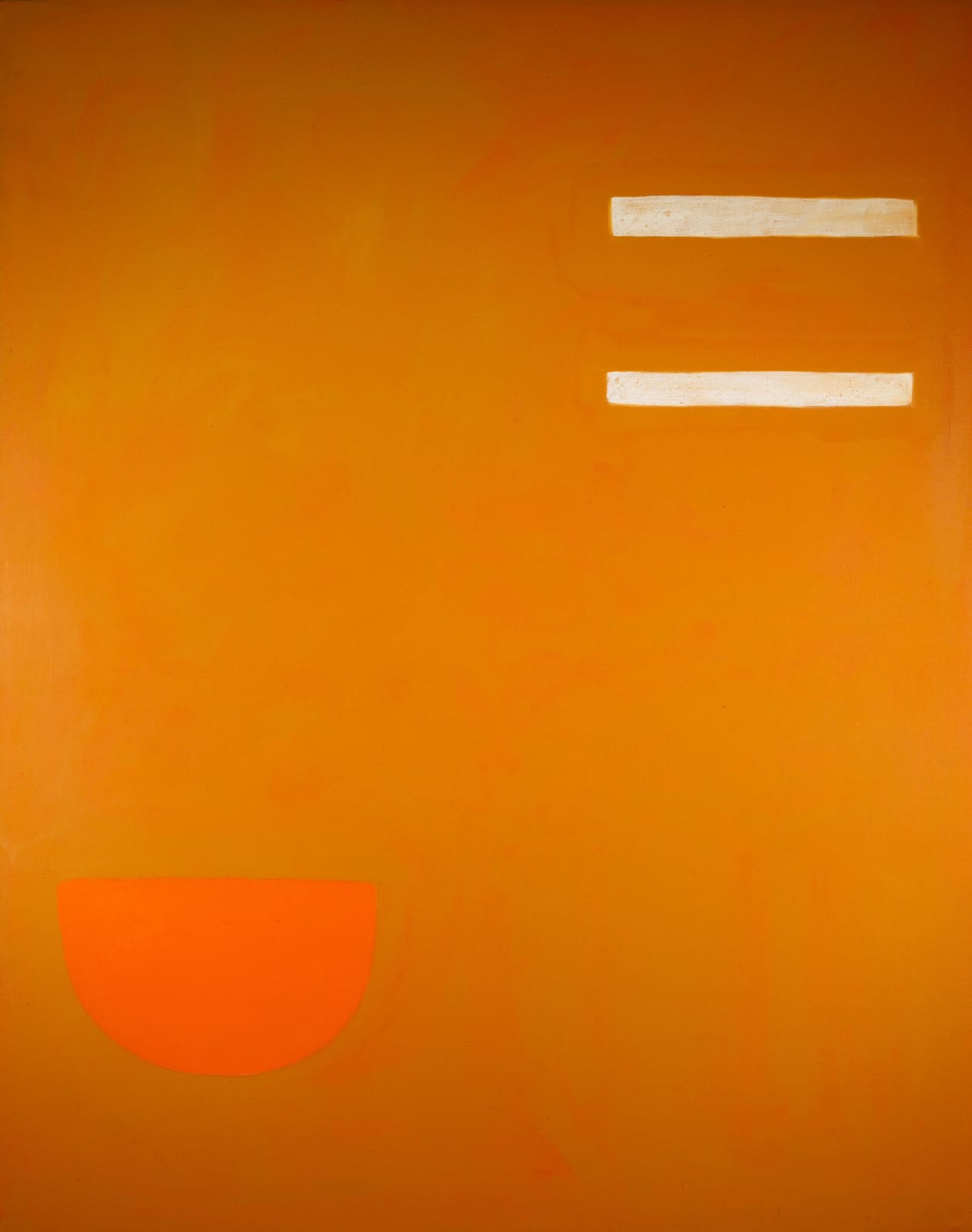 William Scott, Strong Note Orange, 1972
