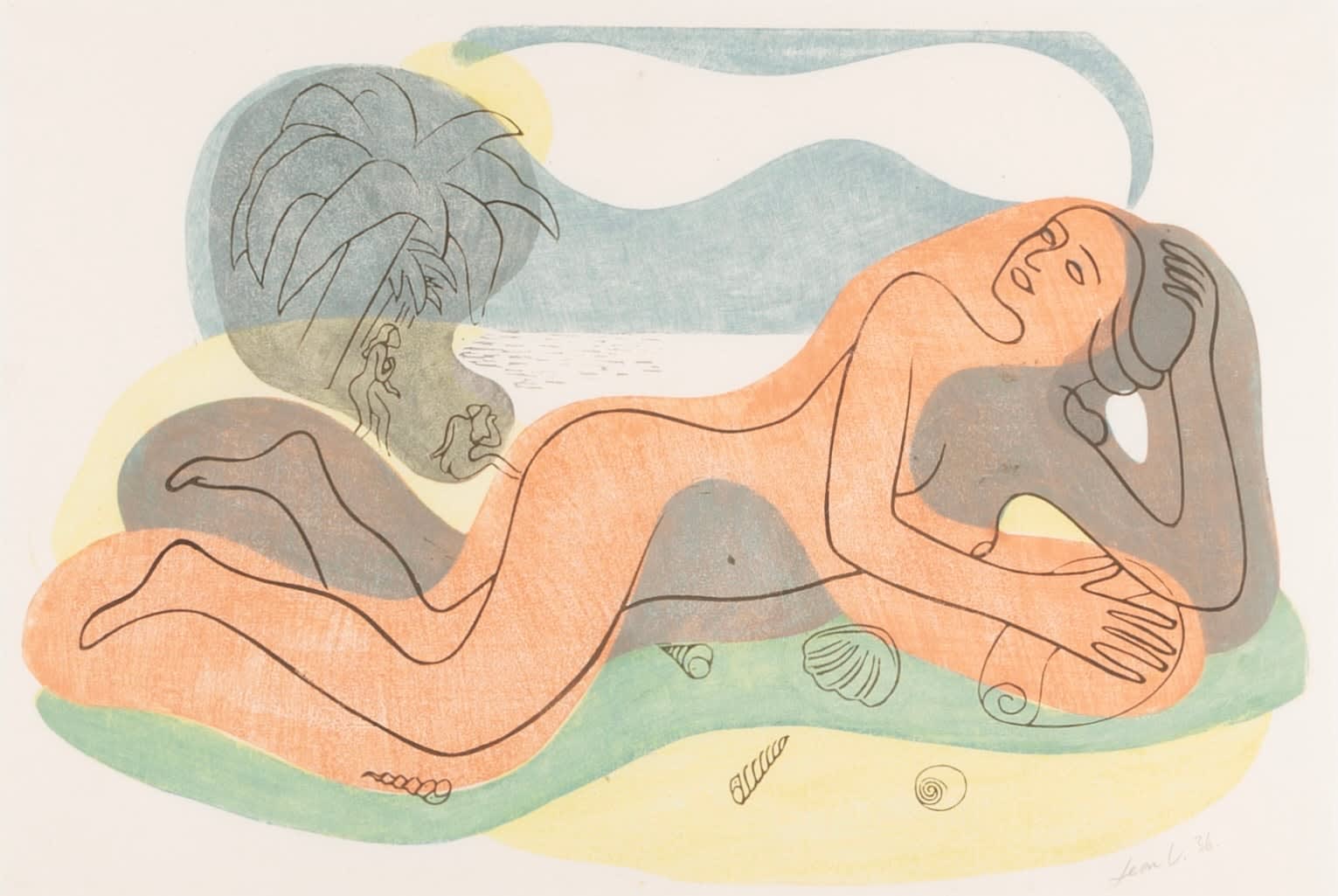 Leon Underwood, Mexican Idyll, 1936