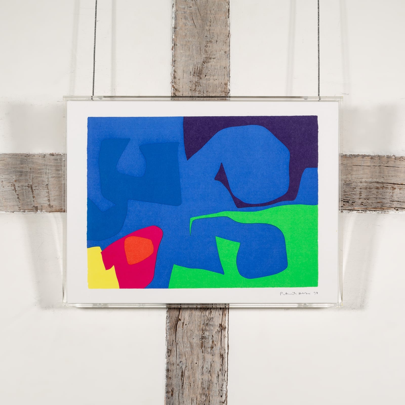 Patrick Heron, January 1973 : 19 (DRU Christmas Card), 1976