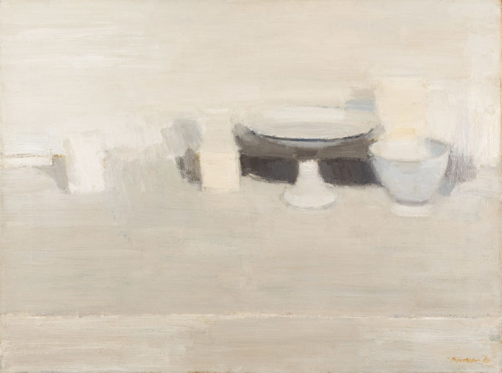William Brooker, Still Life: Compotier and Jugs I, 1960