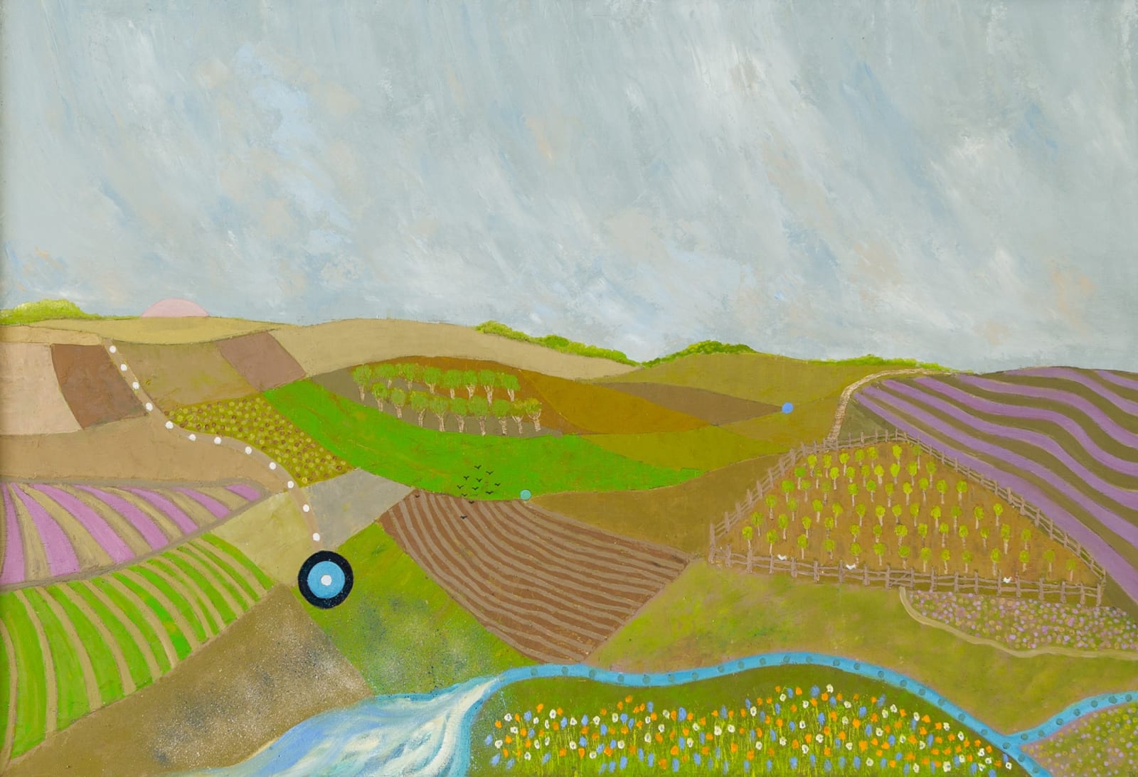 Tim Woolcock, A Cotswold Orchard, 2025