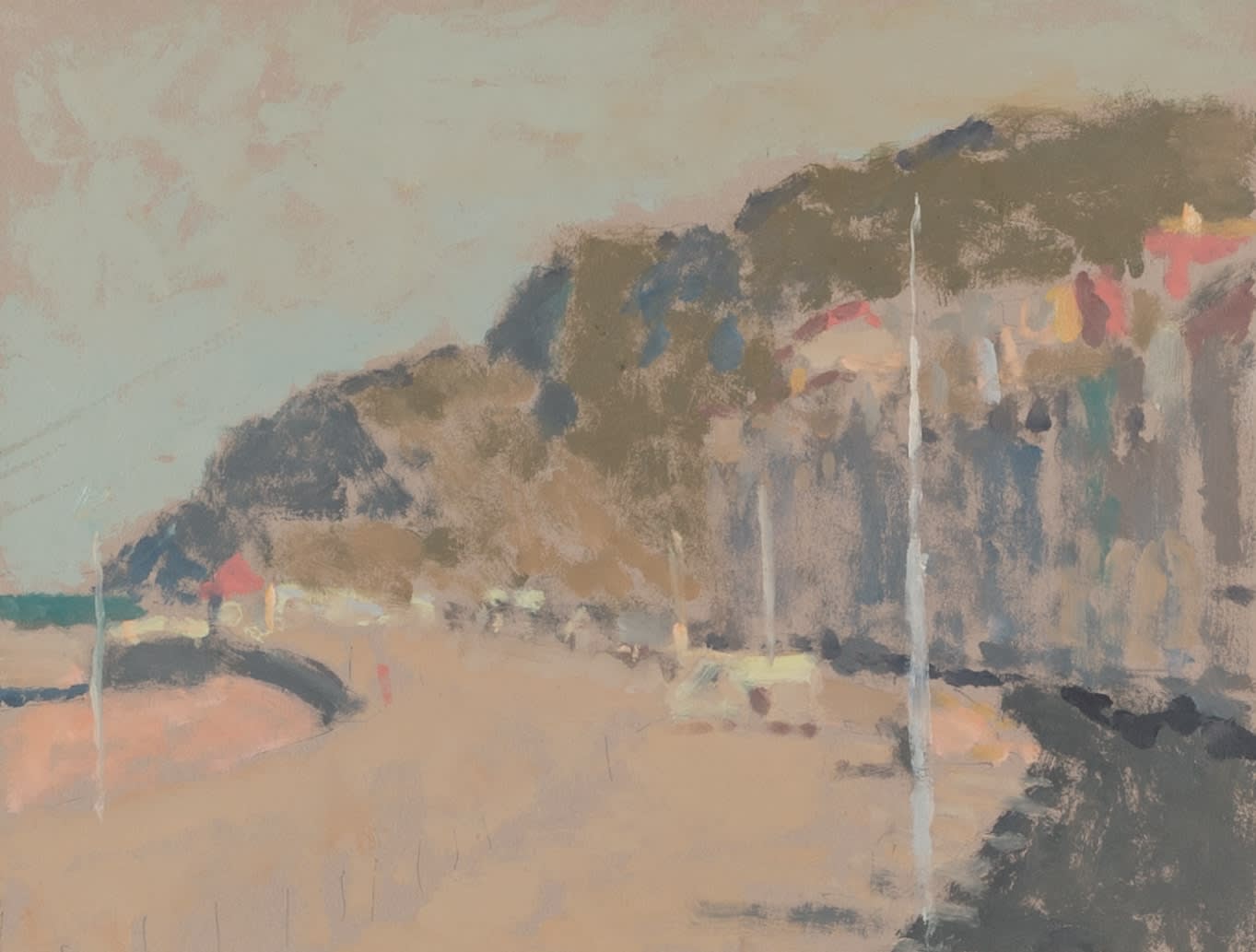 Nicholas Turner, Beach front promenade, Aberystwyth, 2025