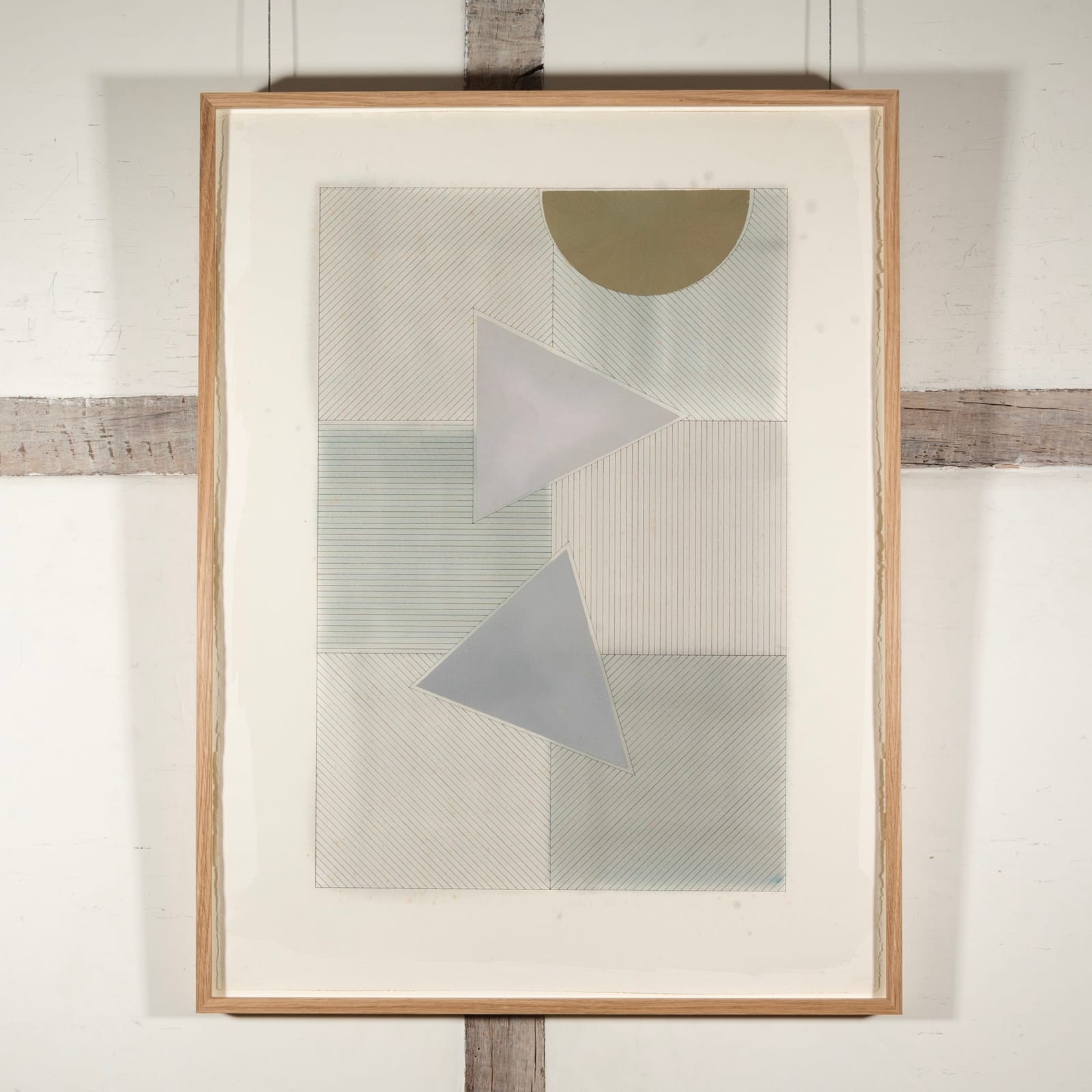 Gordon House, Ochre, from Study for Larger Tri Motif Series, 1977, circa