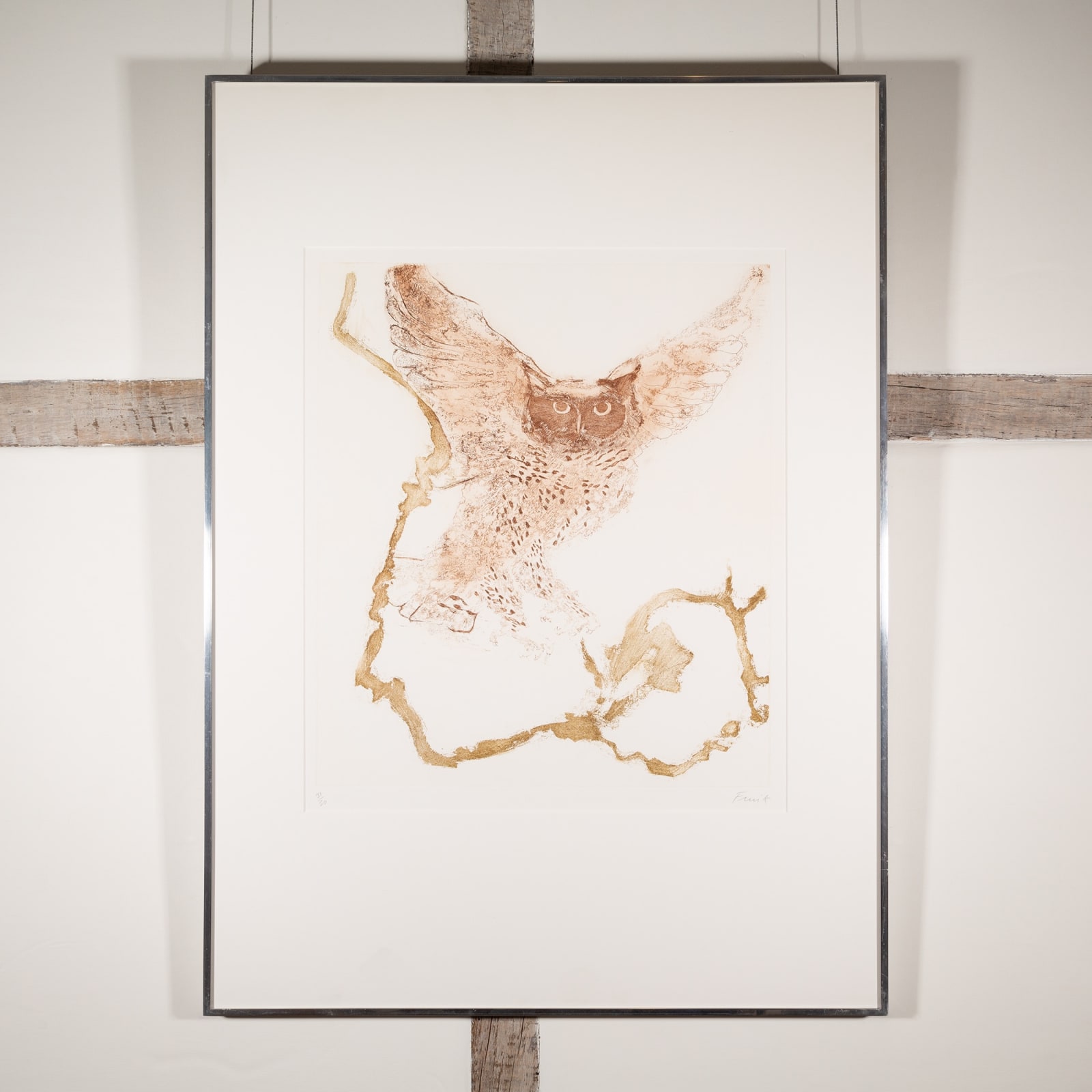 Elisabeth Frink, Long-Eared Owl, from Birds of Prey, 1974