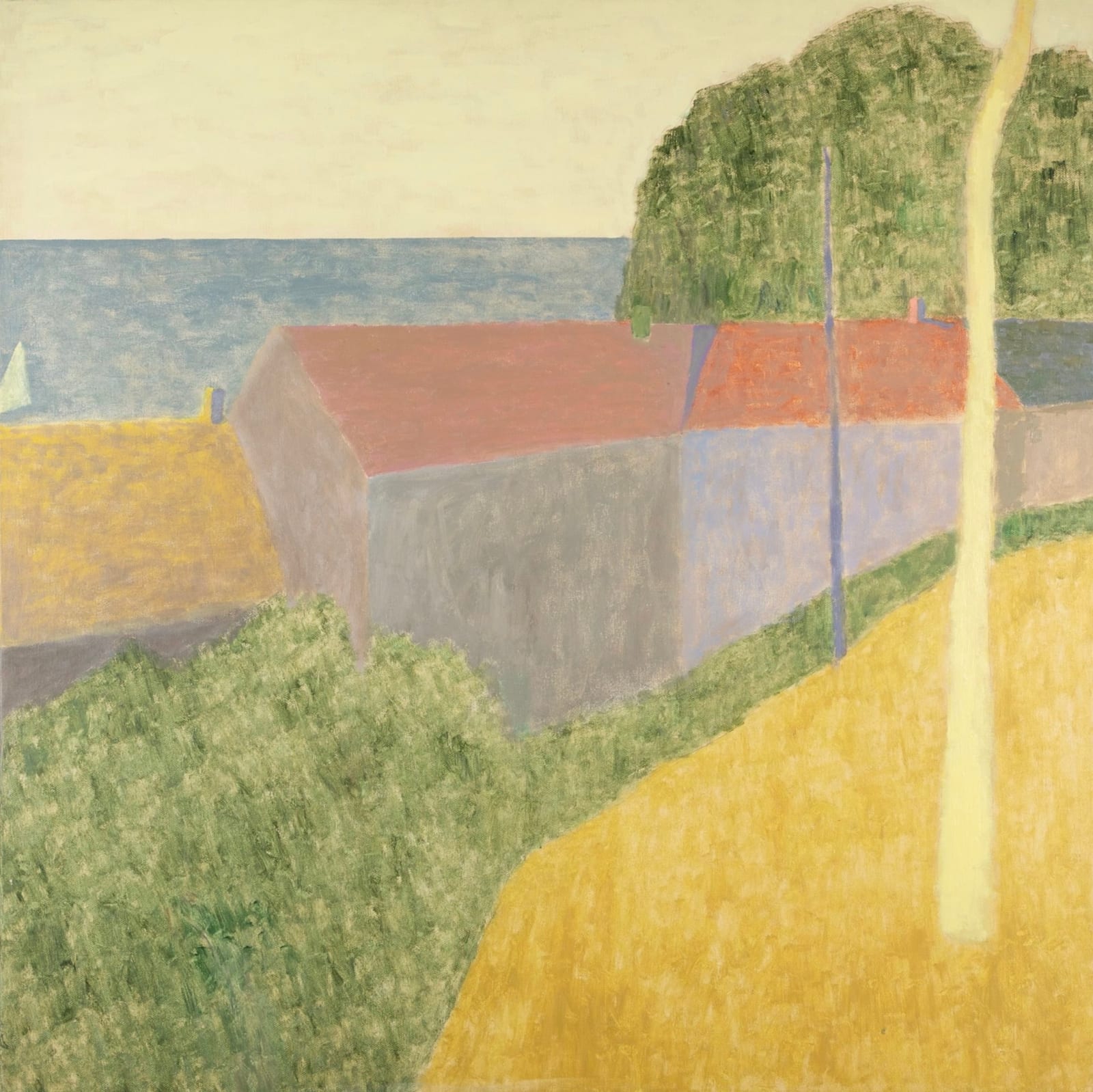 Nicholas Turner, Landscape Cadaqués Sail Boat, 2024