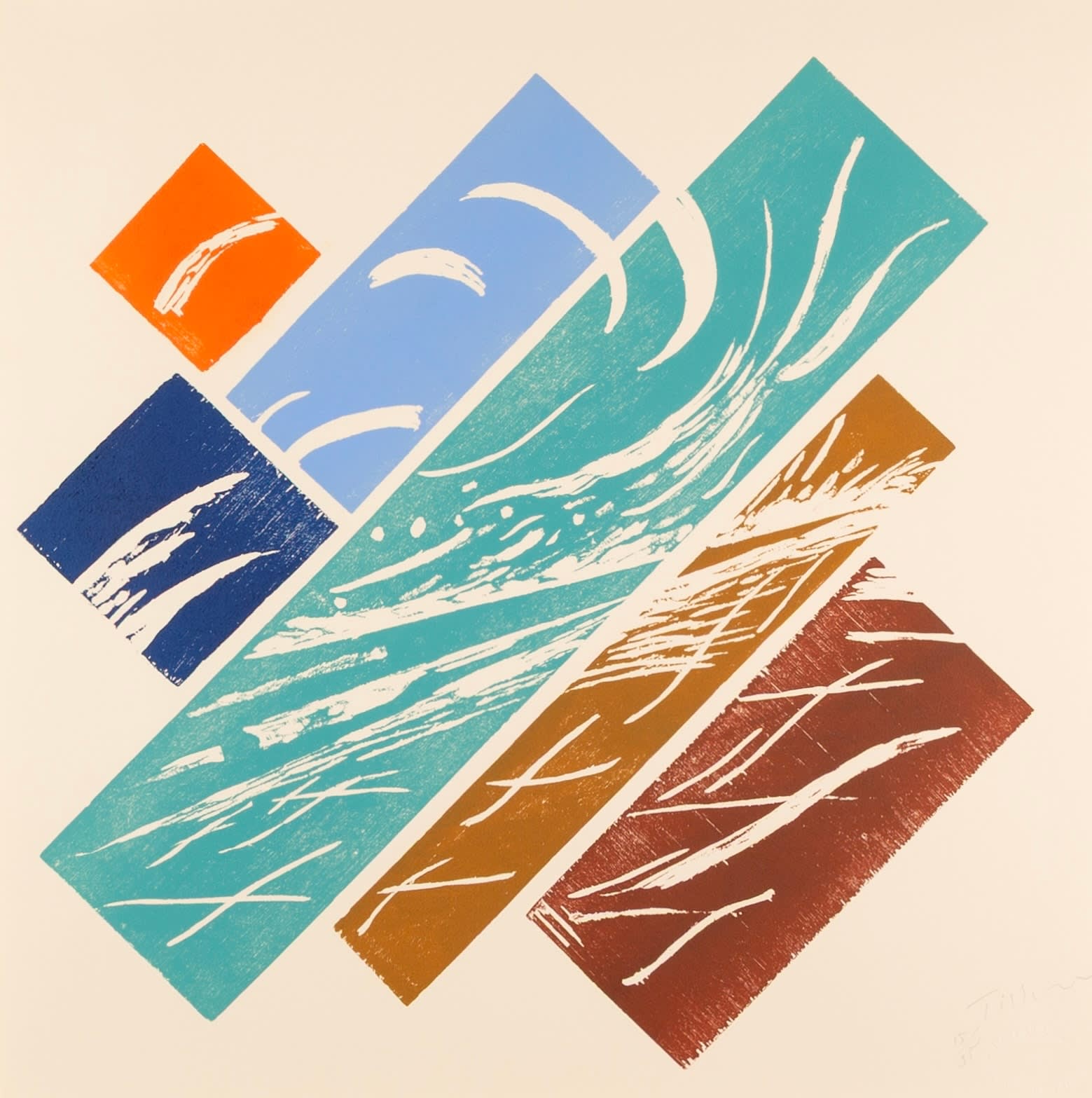 William Tillyer, The Shore Line 2, from Albion Images, 2025