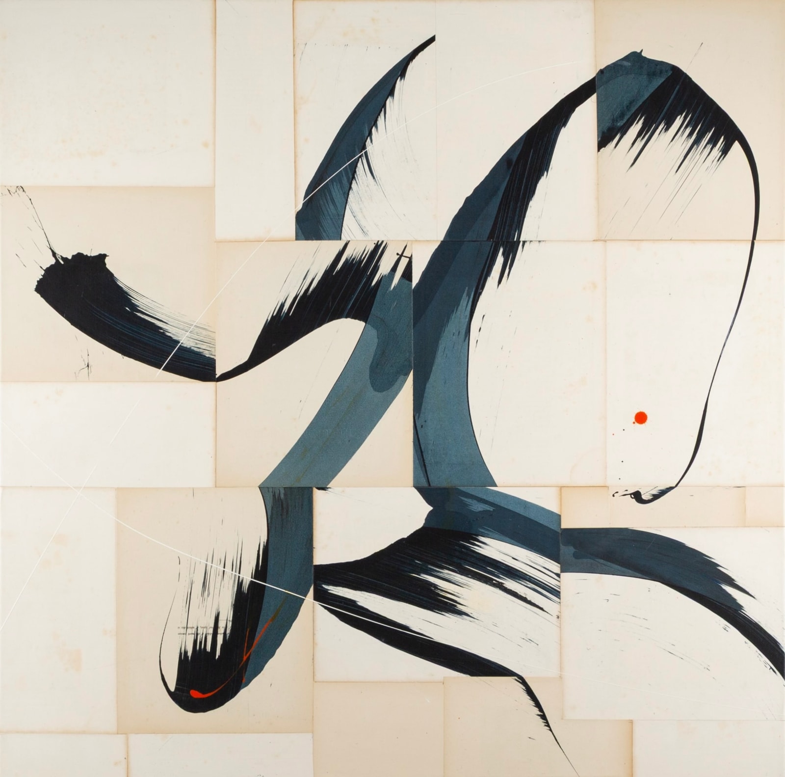 Jane Skingley, Hokusai Indigo VIII, 2025