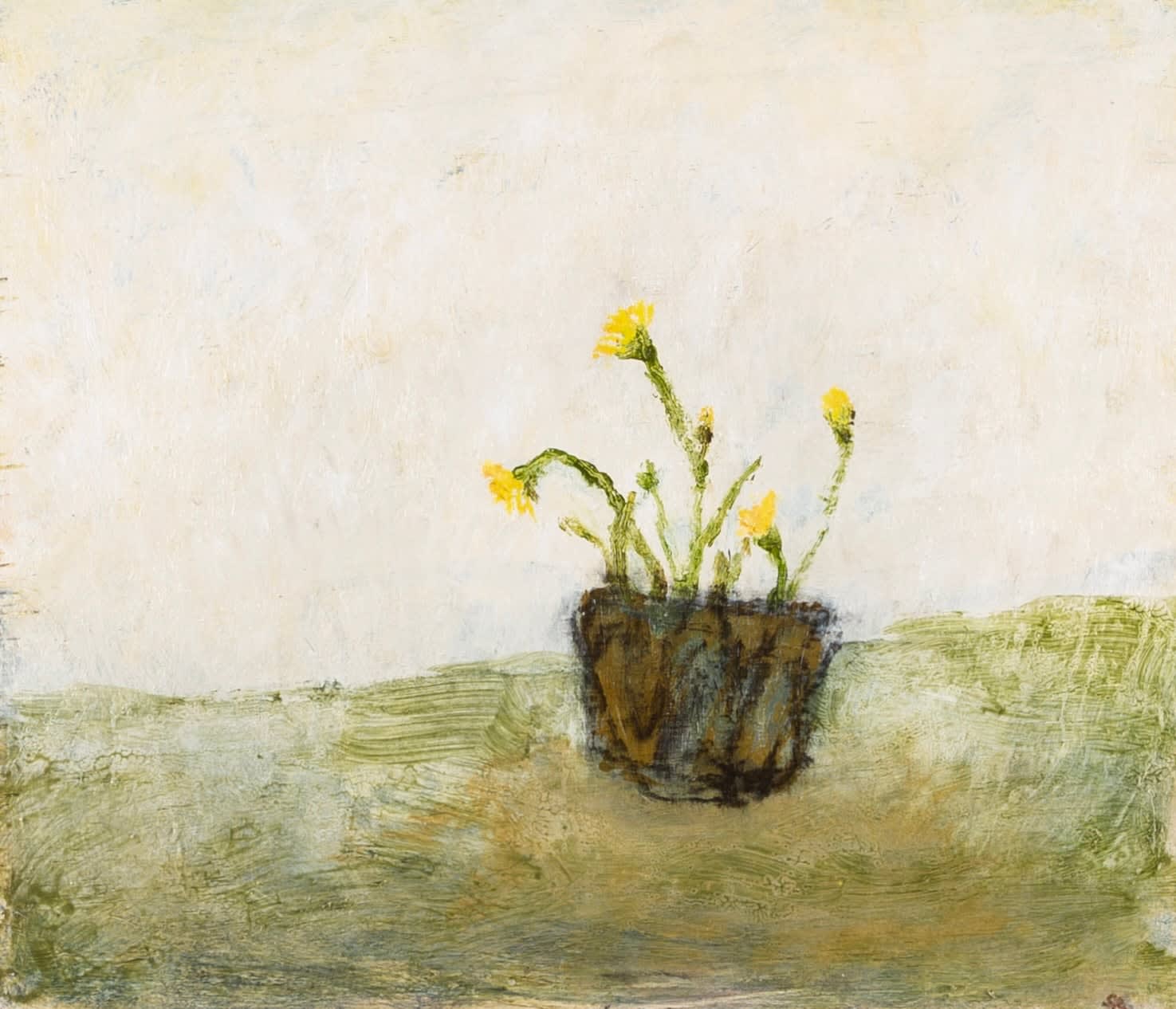 Stephanie Richards, Wildflowers in Tenmoku Cup, 2025