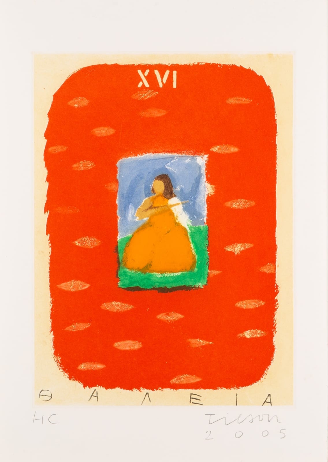 Joe Tilson, Thalia, from The Nine Muses, 2005