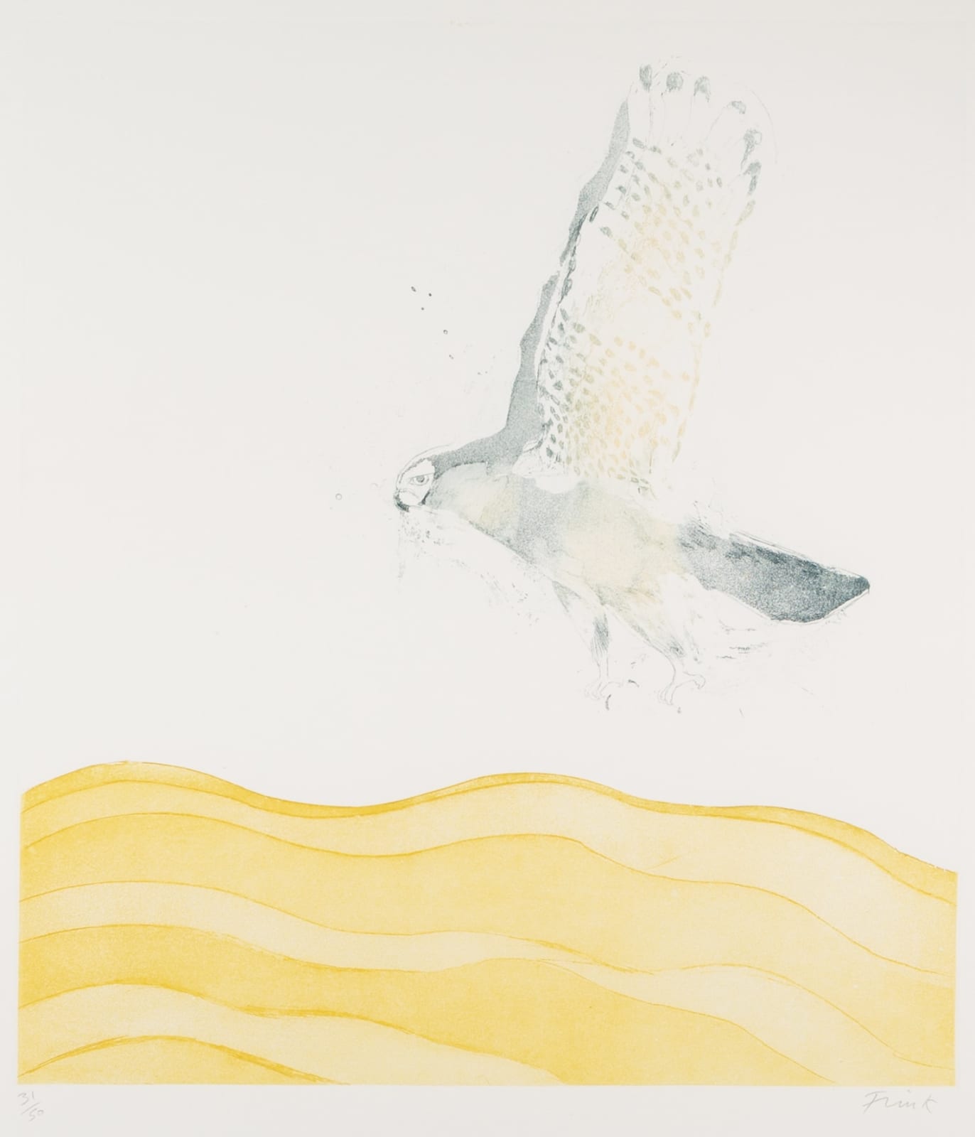 Elisabeth Frink, Sparrow Hawk, from Birds of Prey, 1974