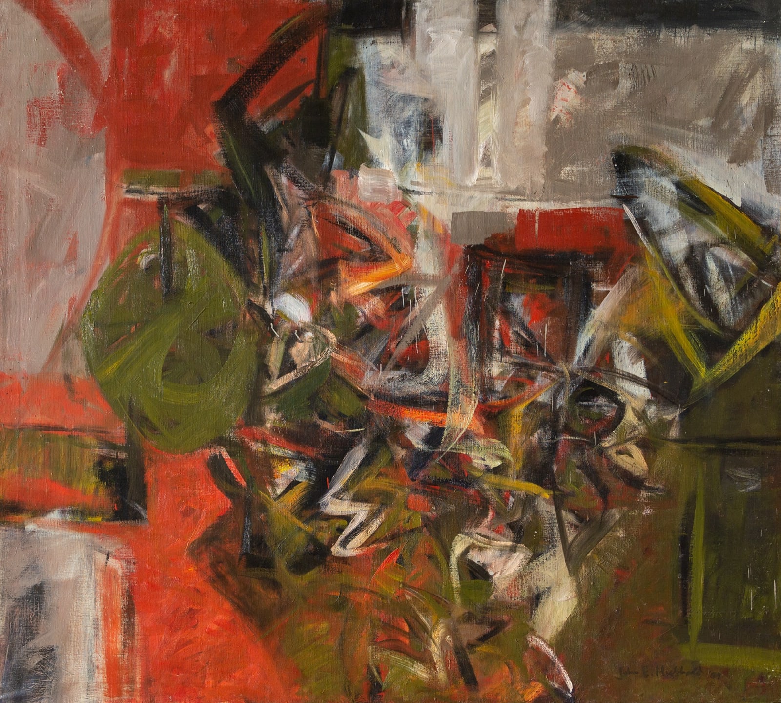 John Hubbard, Roma, Interior, 1958-1959