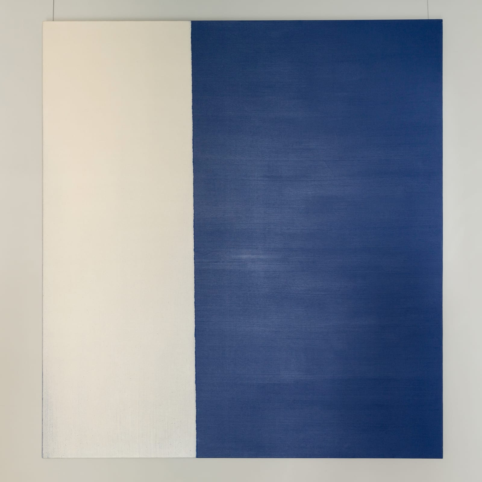 Callum Innes, Exposed Painting, Paynes Grey/Cobalt, 1995