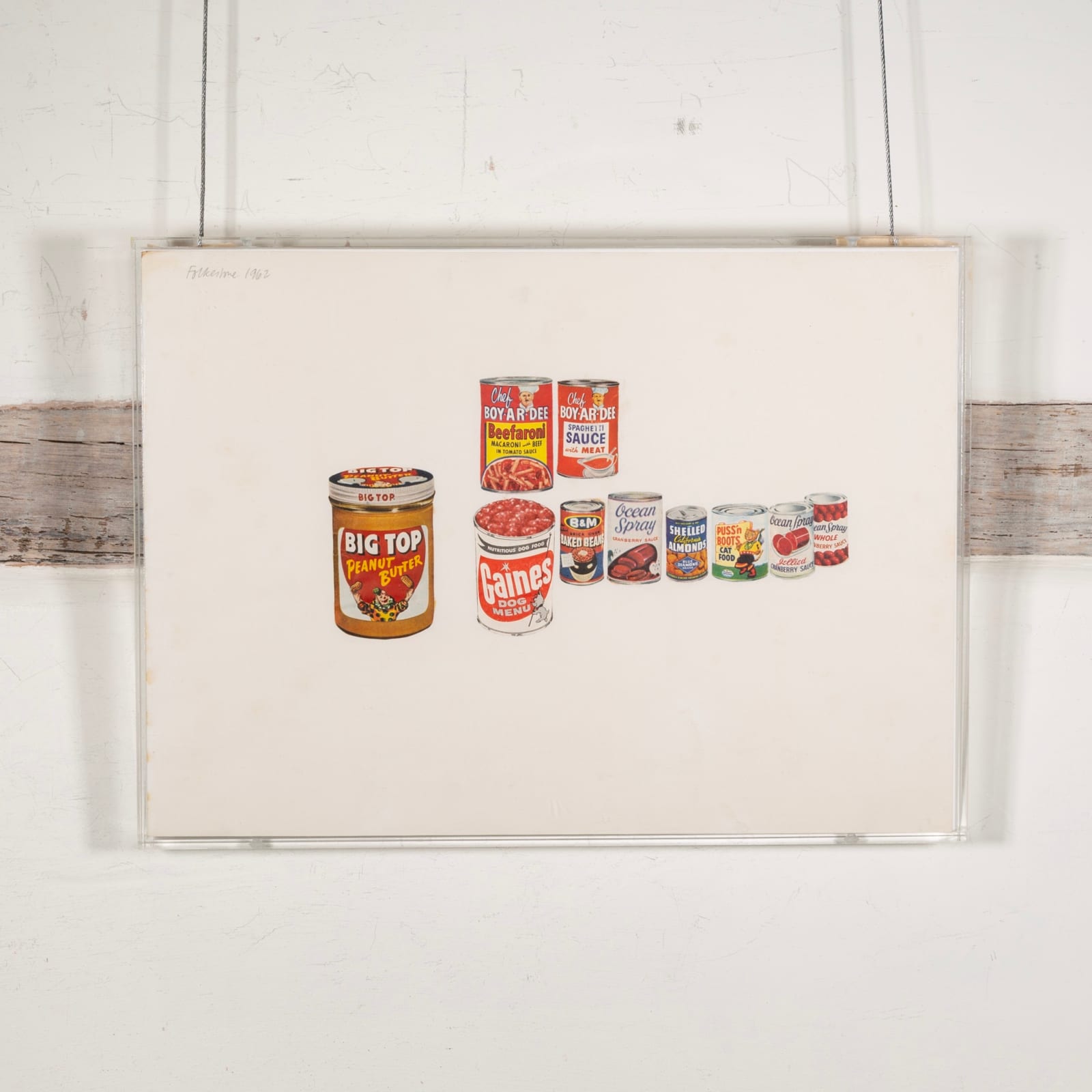 Mark Lancaster, Peanut Butter & Tin Cans, 1962