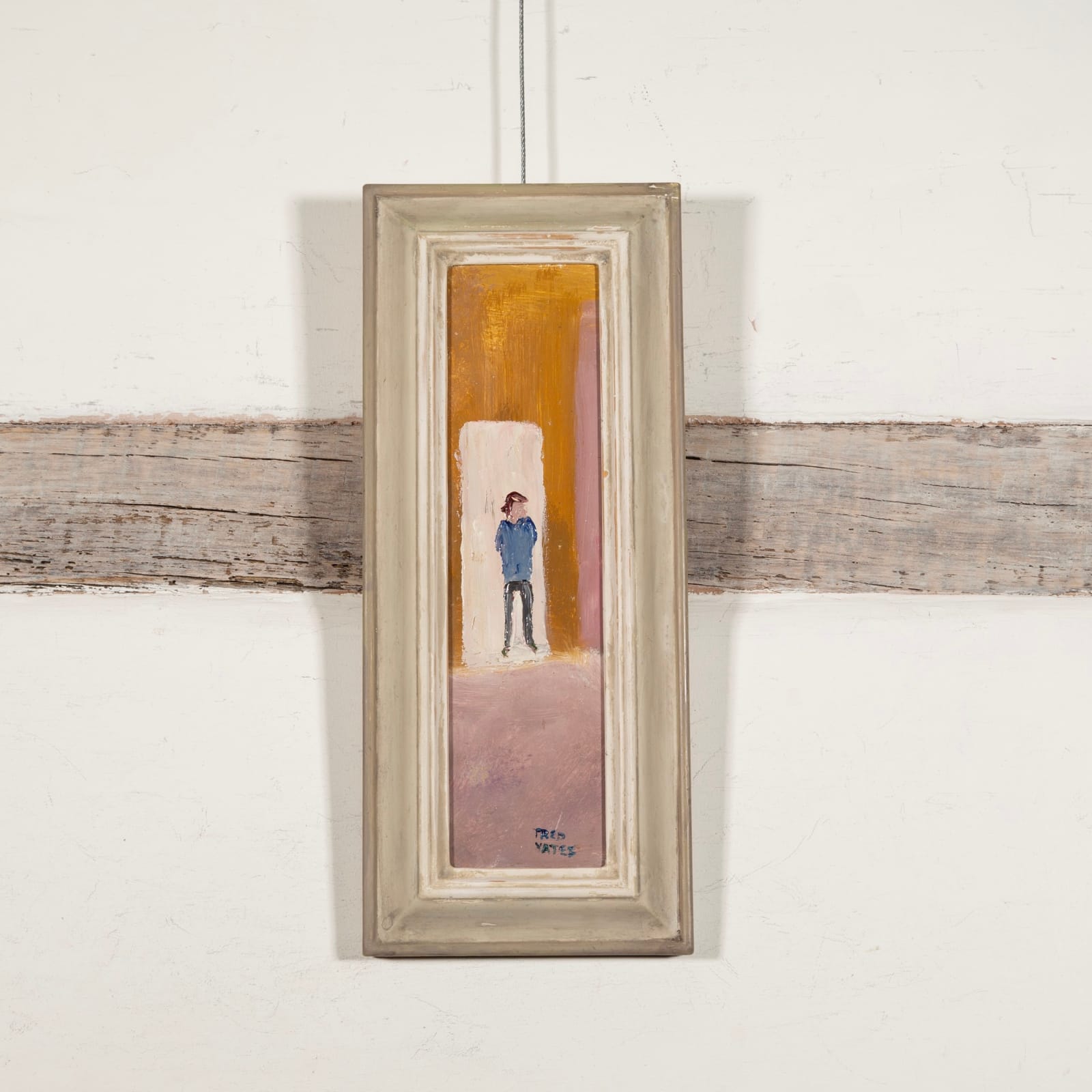 Fred Yates, Man in Doorway, 1980, circa