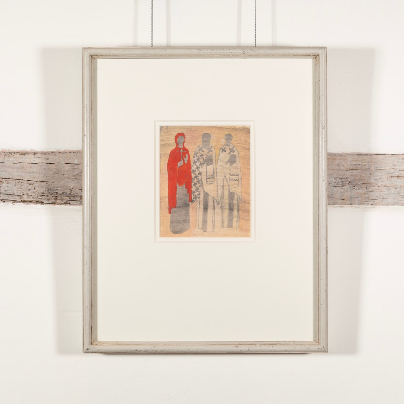 Victoria Crowe, Iconography Study IV: Three Figures, 1967/8