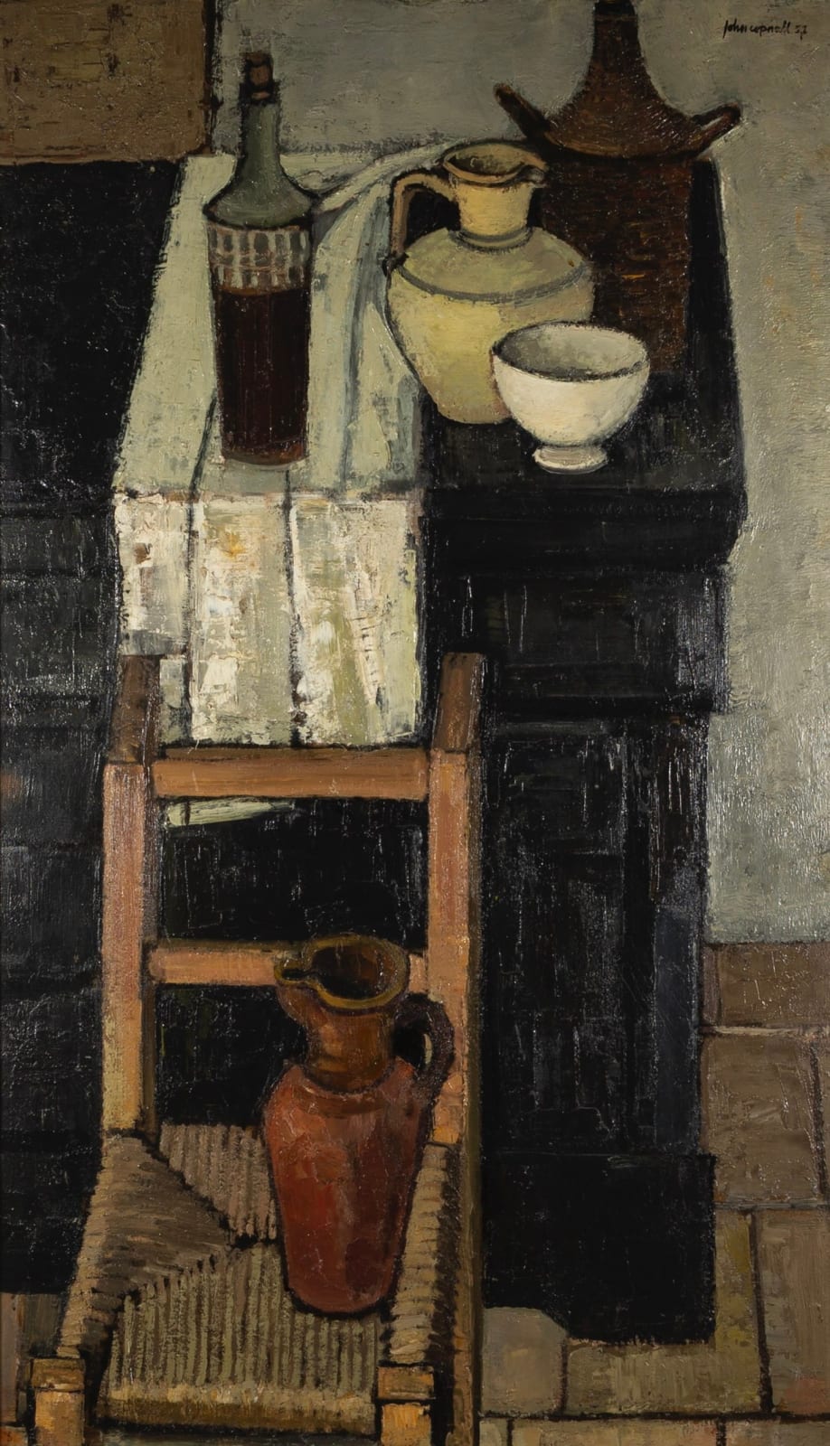 John Copnall, Kitchen, Still Life, 1957