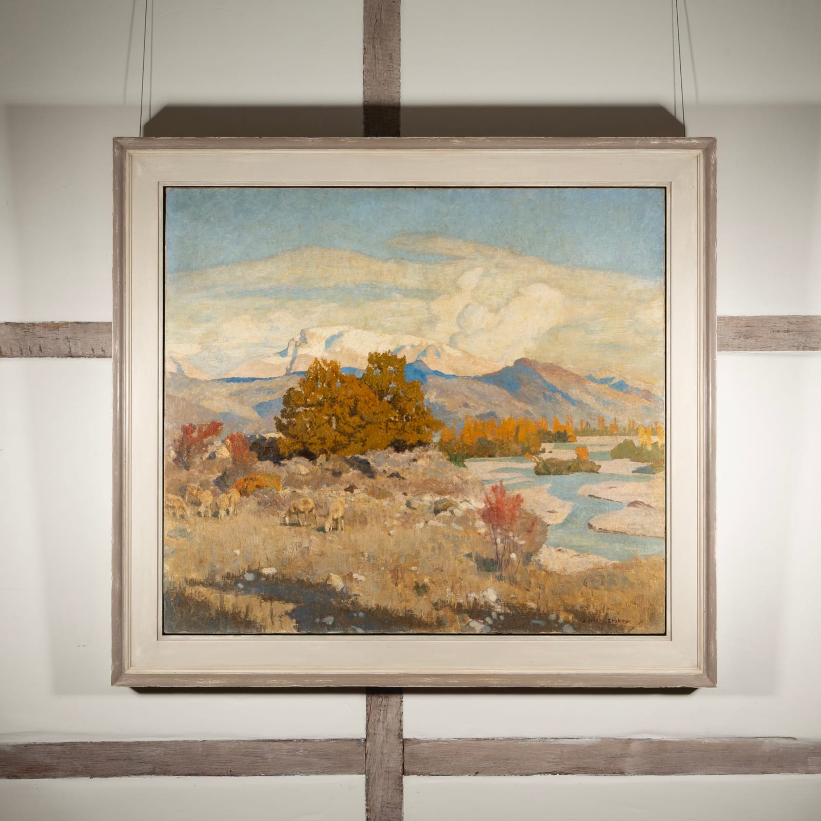 Adrian Scott Stokes, Autumn Afternoon in the South of France, A River Bed, 1920s, circa