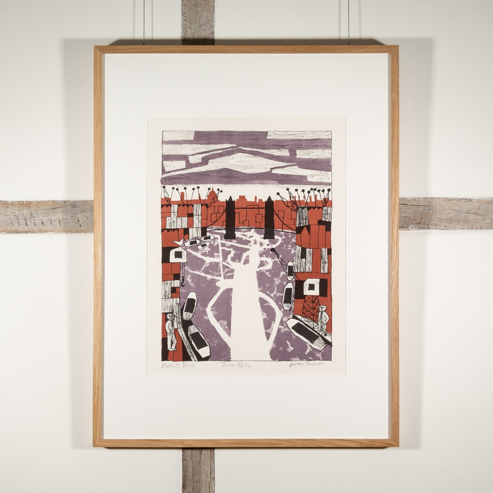 Julian Trevelyan, Tower Bridge, 1968